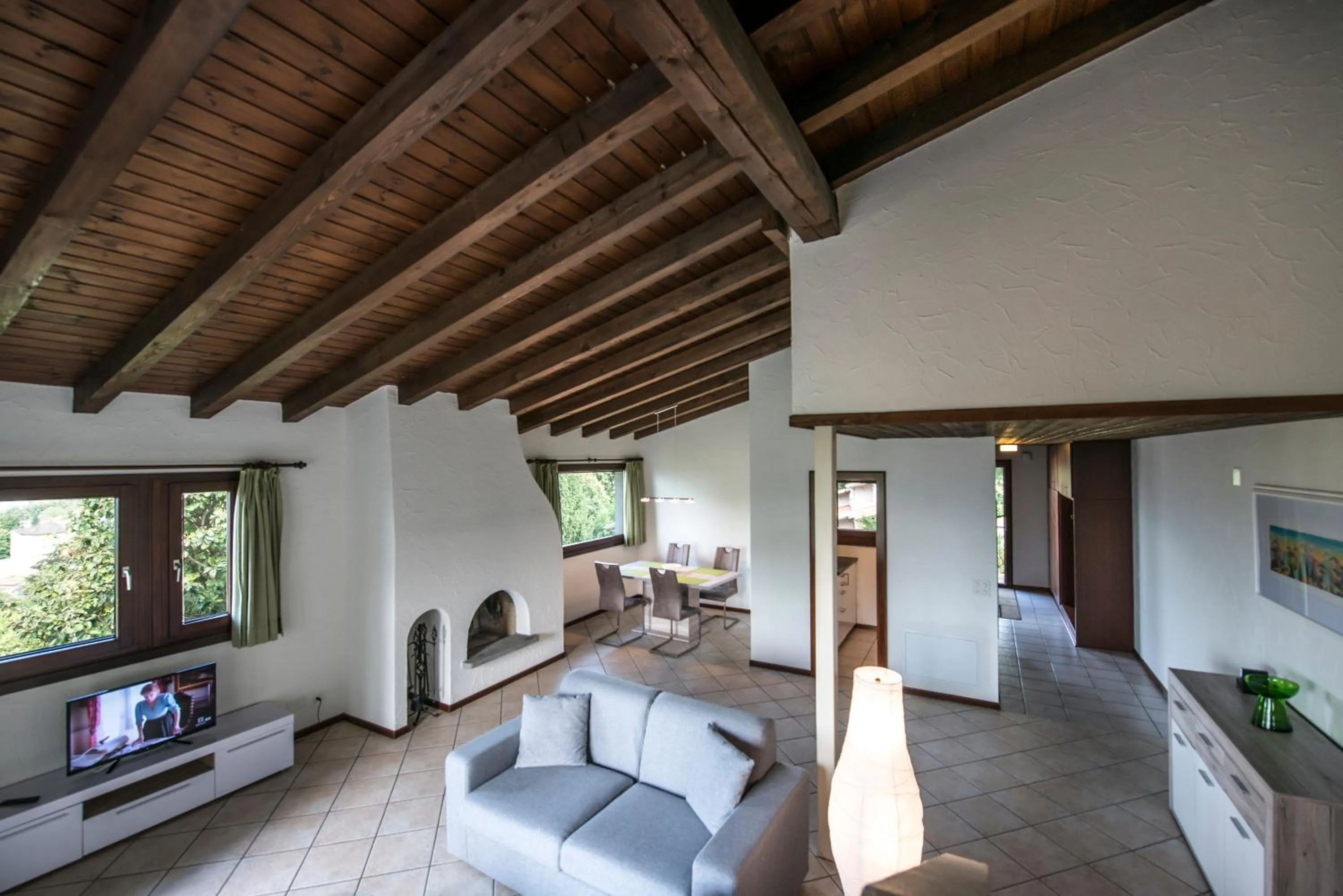 Living room in Centro Cadro Panoramica