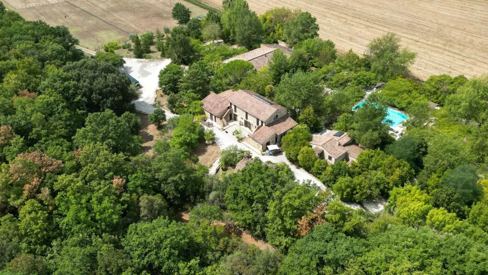 Bird's eye view in Casale San Giovanni Bird's eye view in Casale San Giovanni