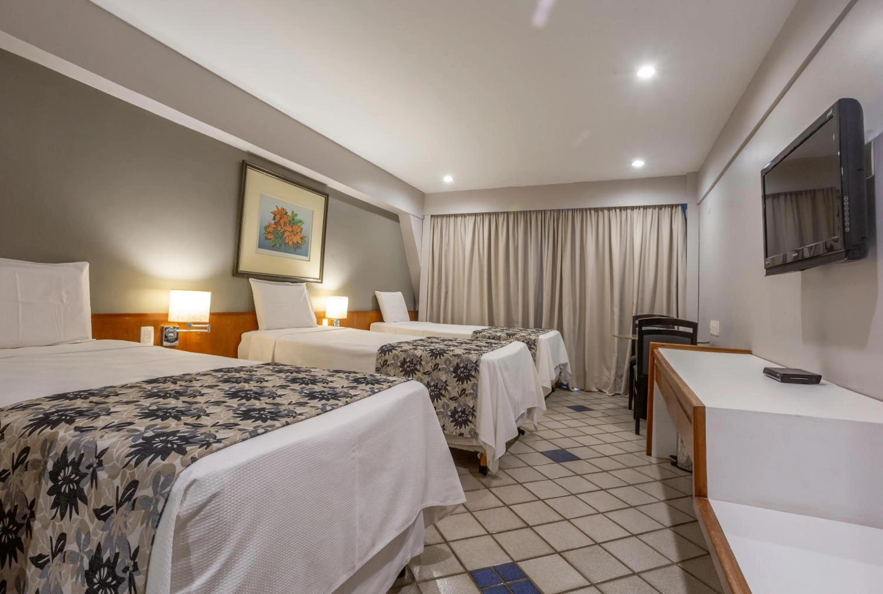 Bed in Blue Tree Towers Rio Poty