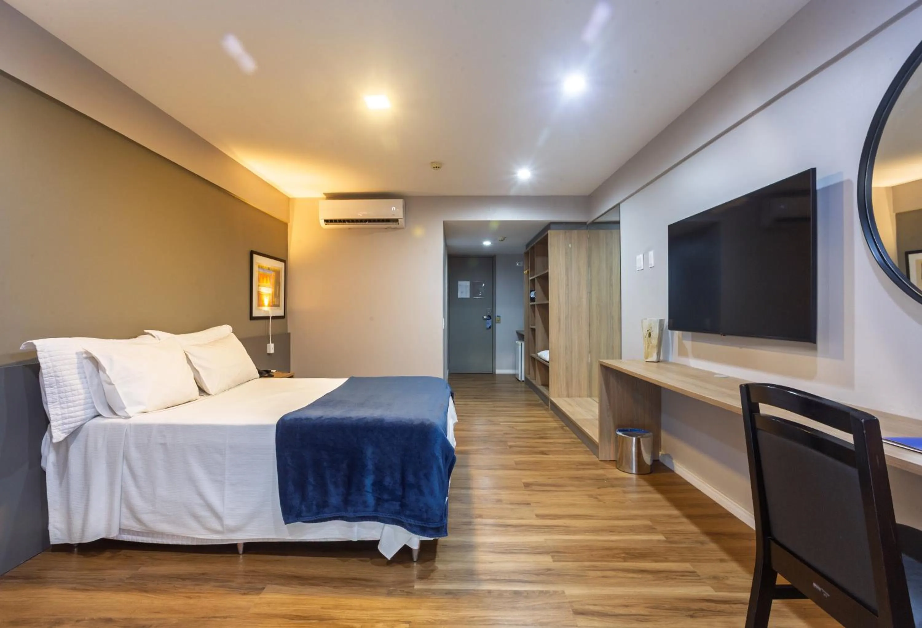 Bed in Blue Tree Towers Rio Poty