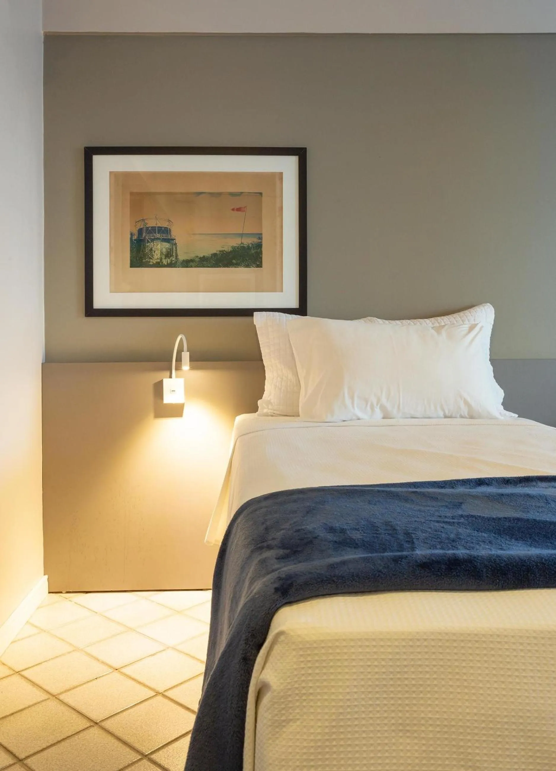 Bed in Blue Tree Towers Rio Poty