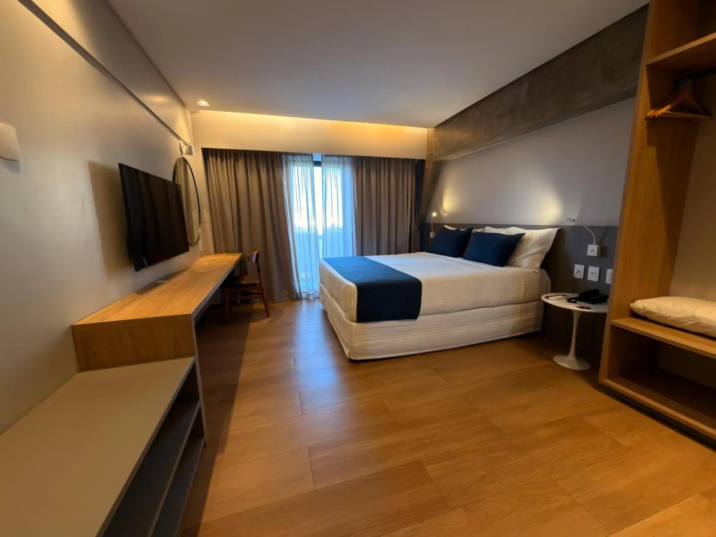 Bed in Blue Tree Towers Rio Poty