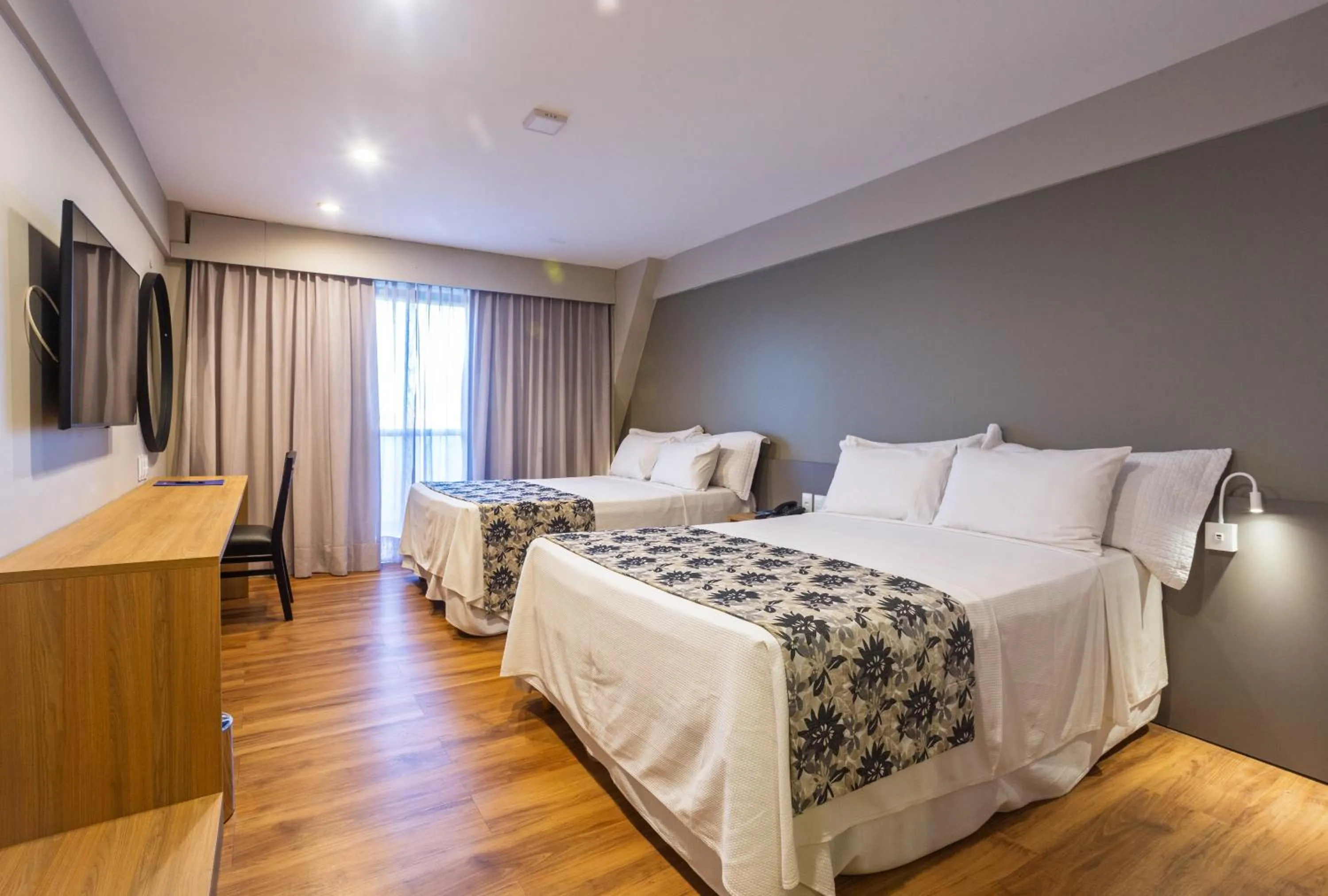 Bed in Blue Tree Towers Rio Poty