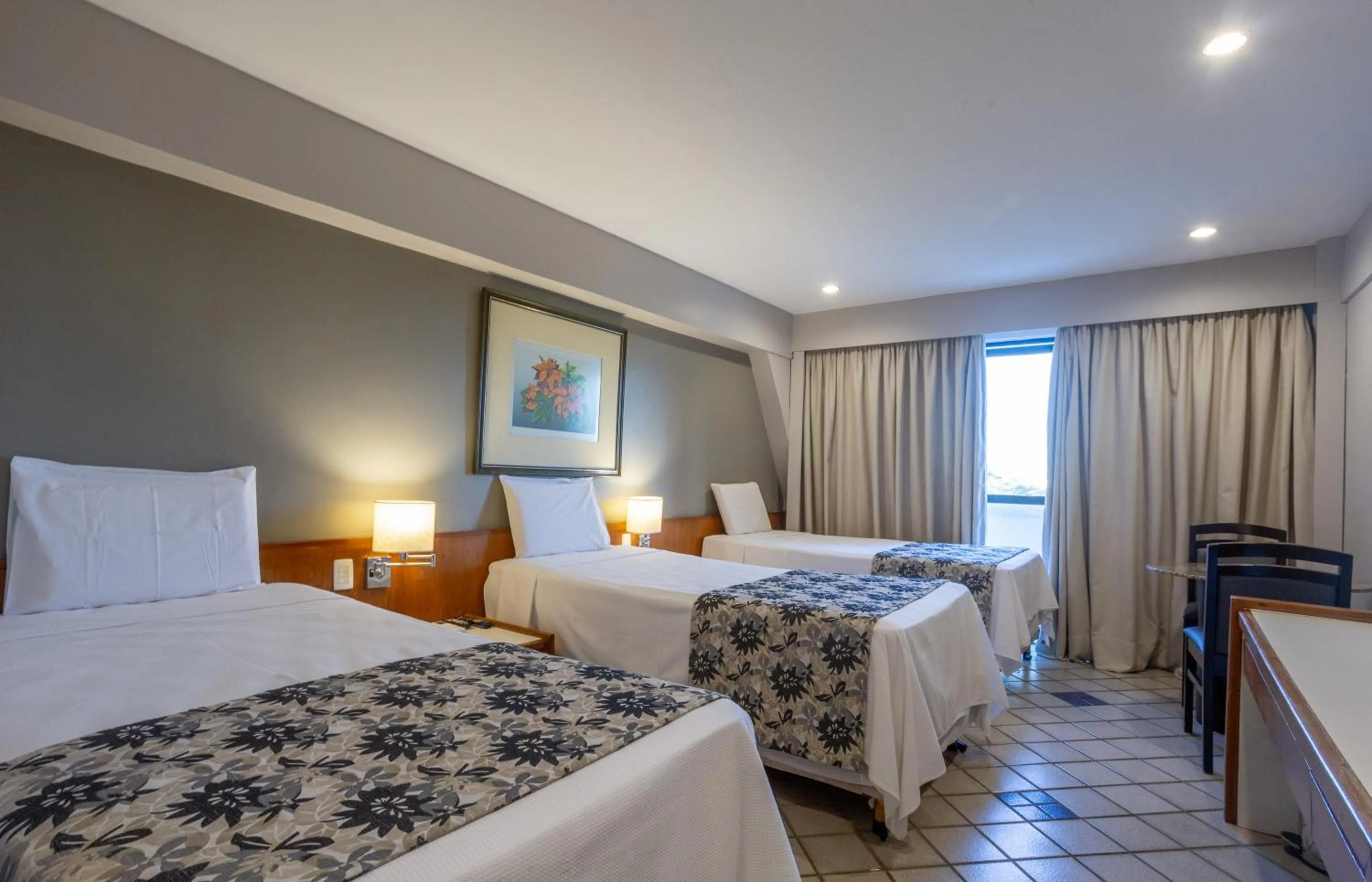 Bed in Blue Tree Towers Rio Poty