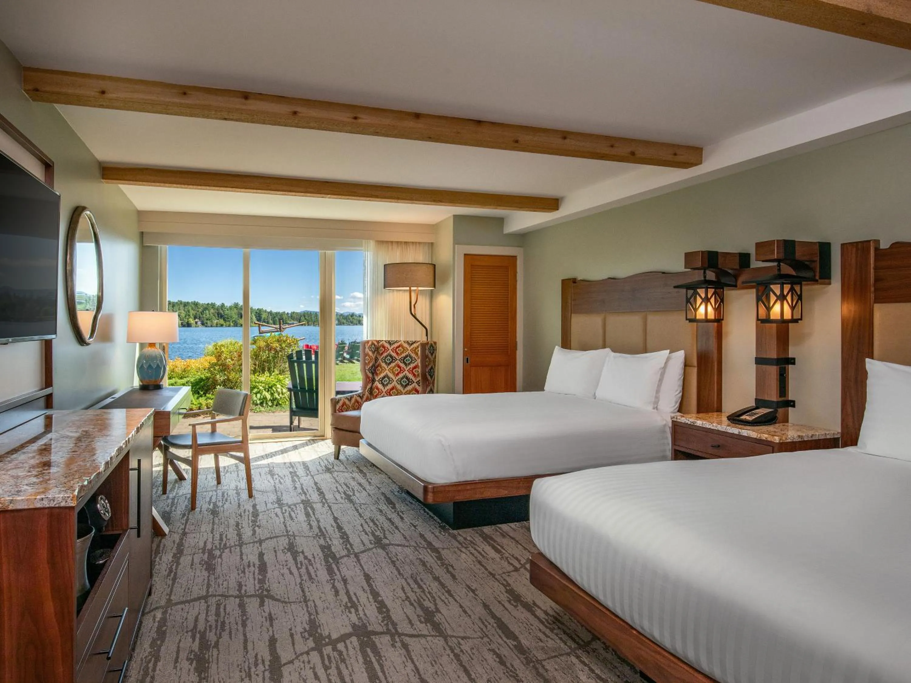 Bed in High Peaks Resort