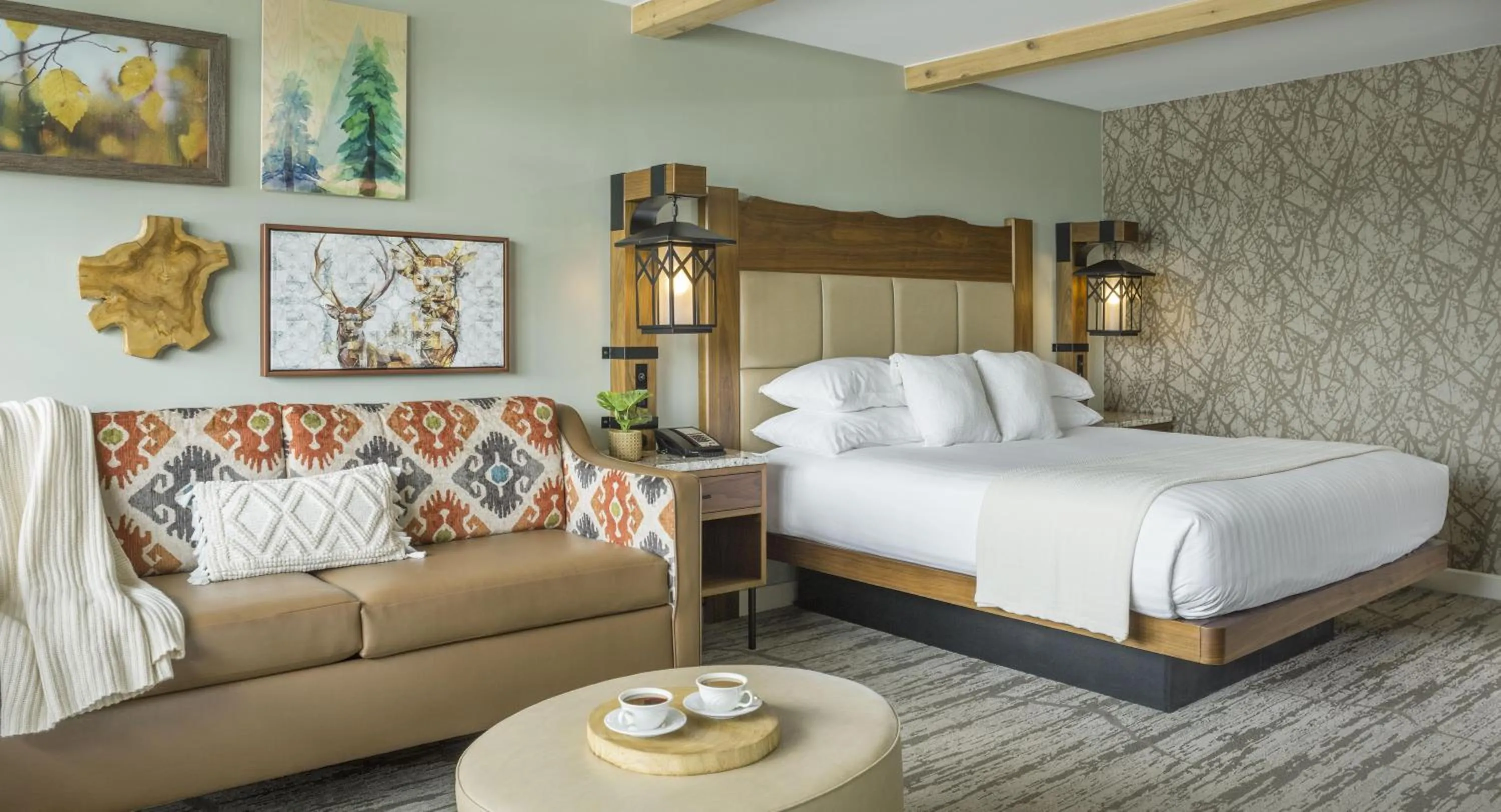 Bed in High Peaks Resort