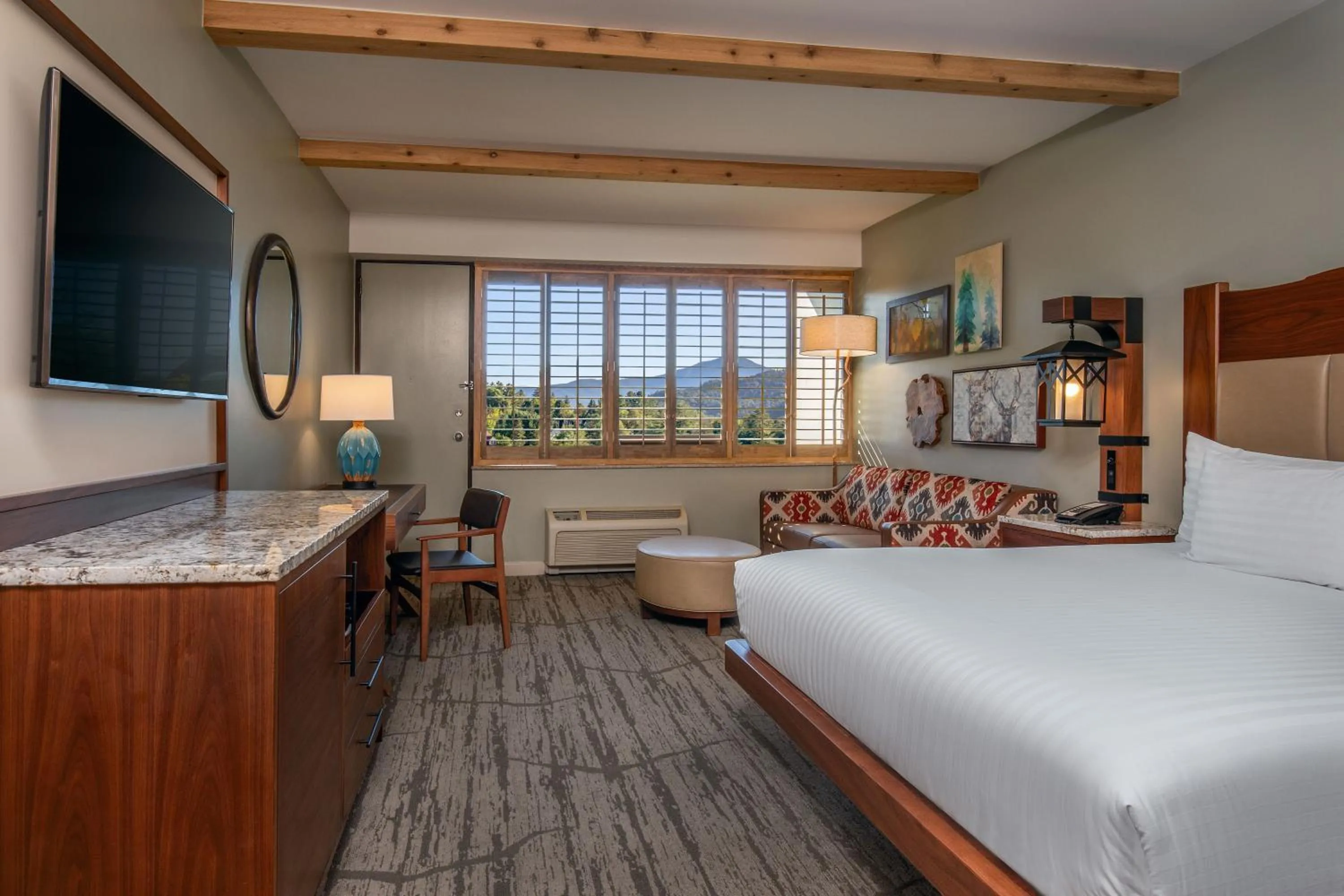 Bed in High Peaks Resort