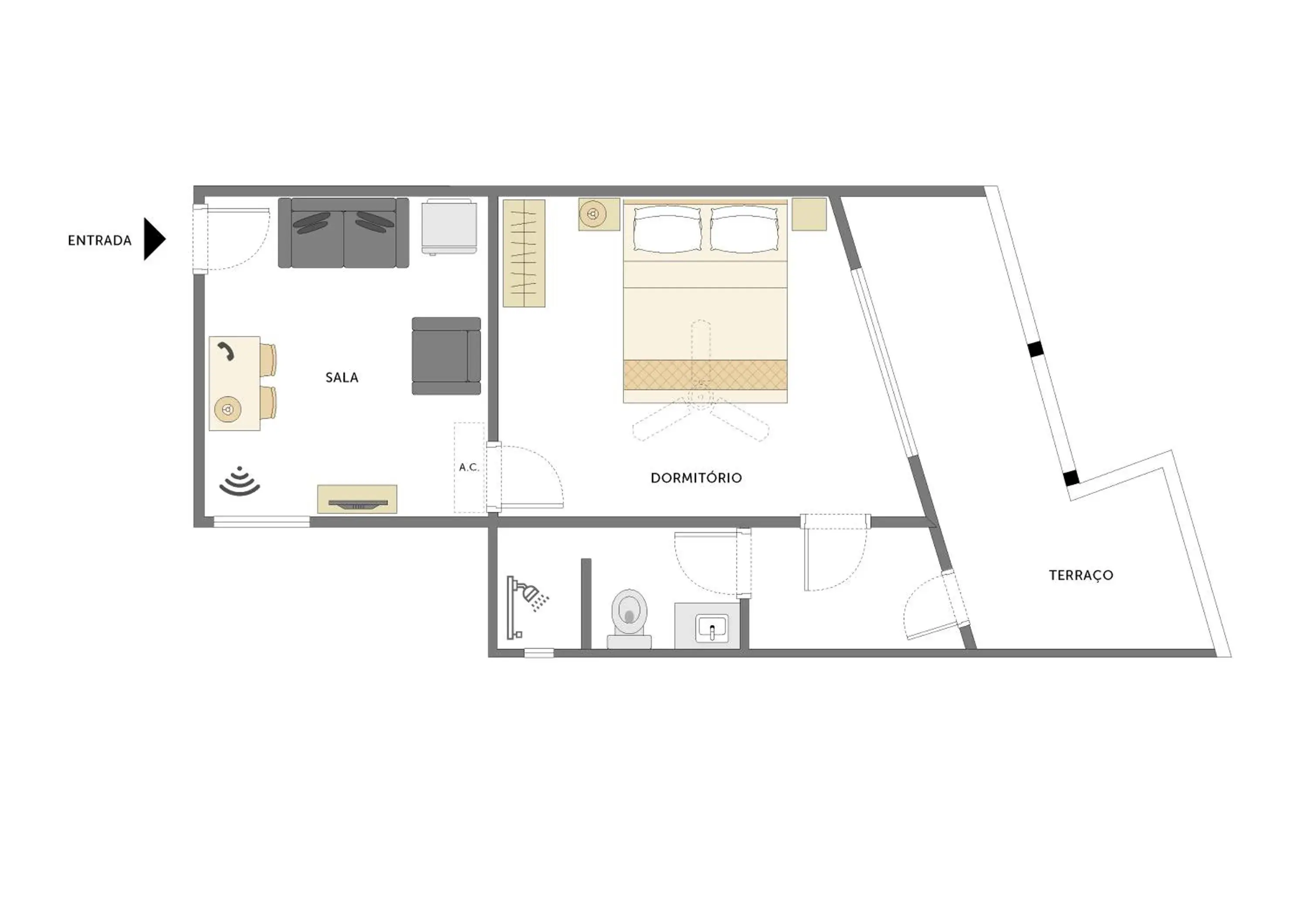 Suite Master 1 King in Hotel Rojas All Suite Suite Master 1 King in Hotel Rojas All Suite