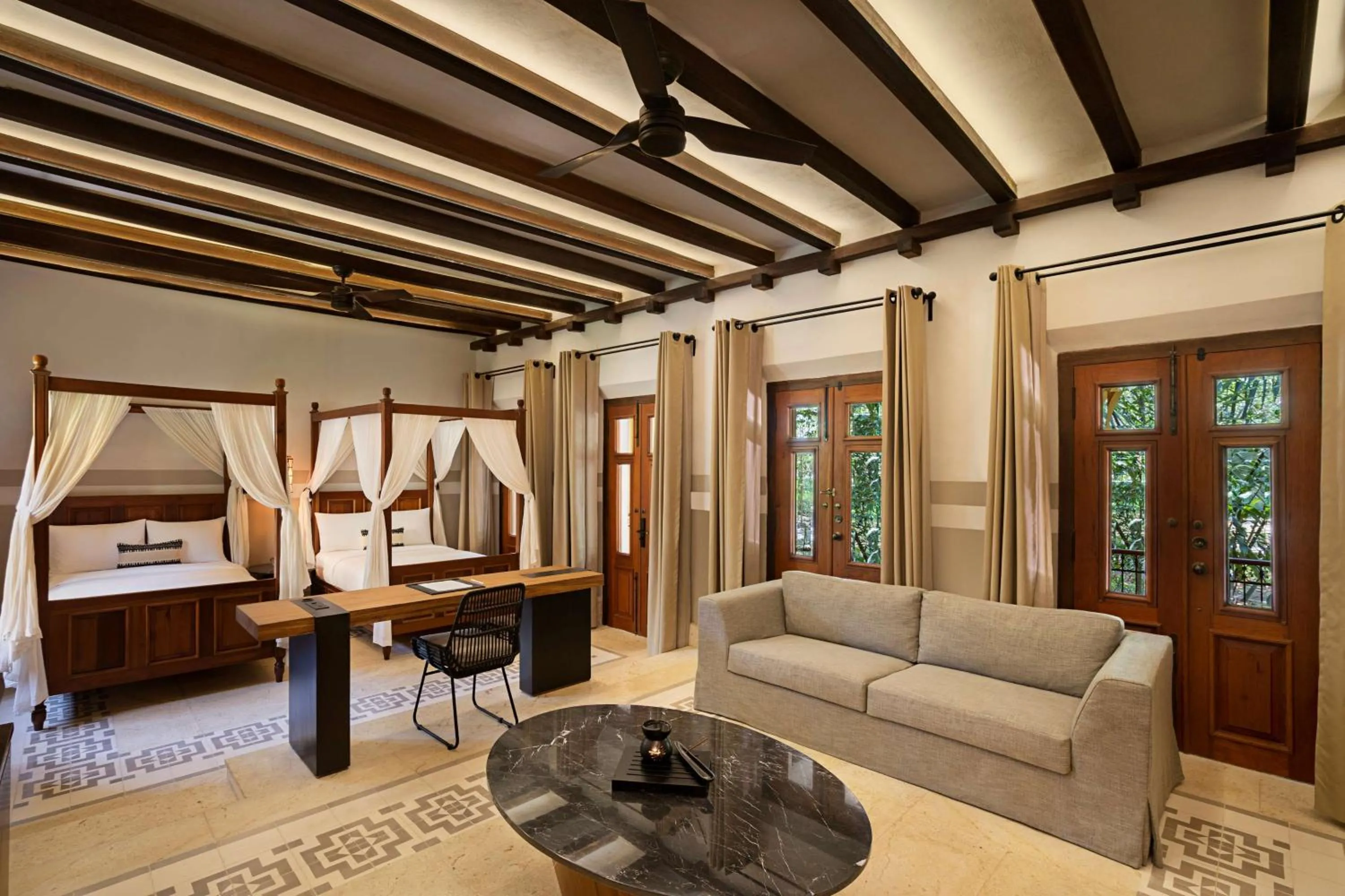 Bedroom in Hacienda Xcanatun, Angsana Heritage Collection