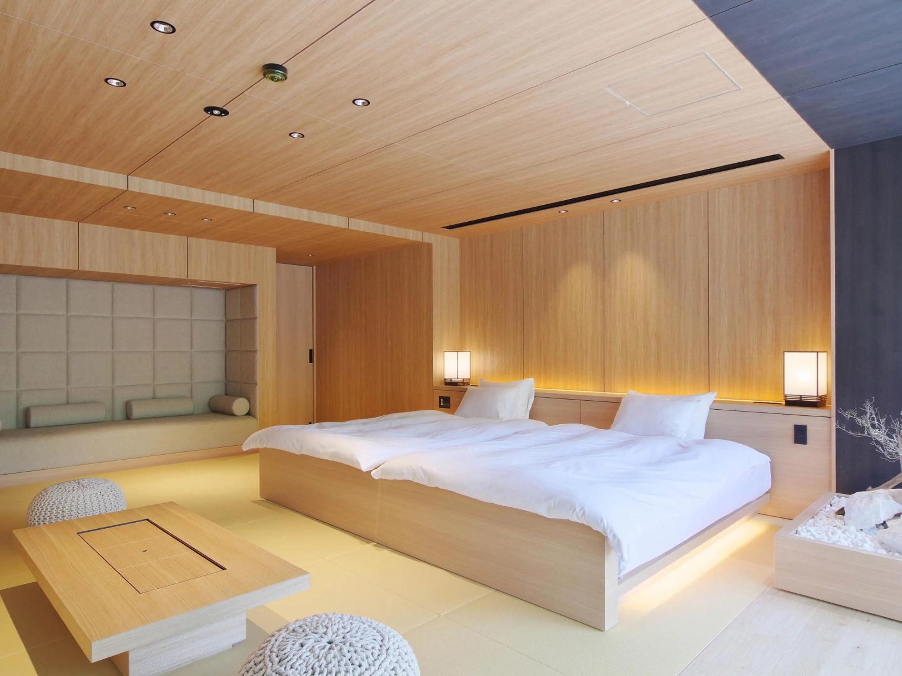 Photo of the whole room, Bed in Nanzenji sando KIKUSUI