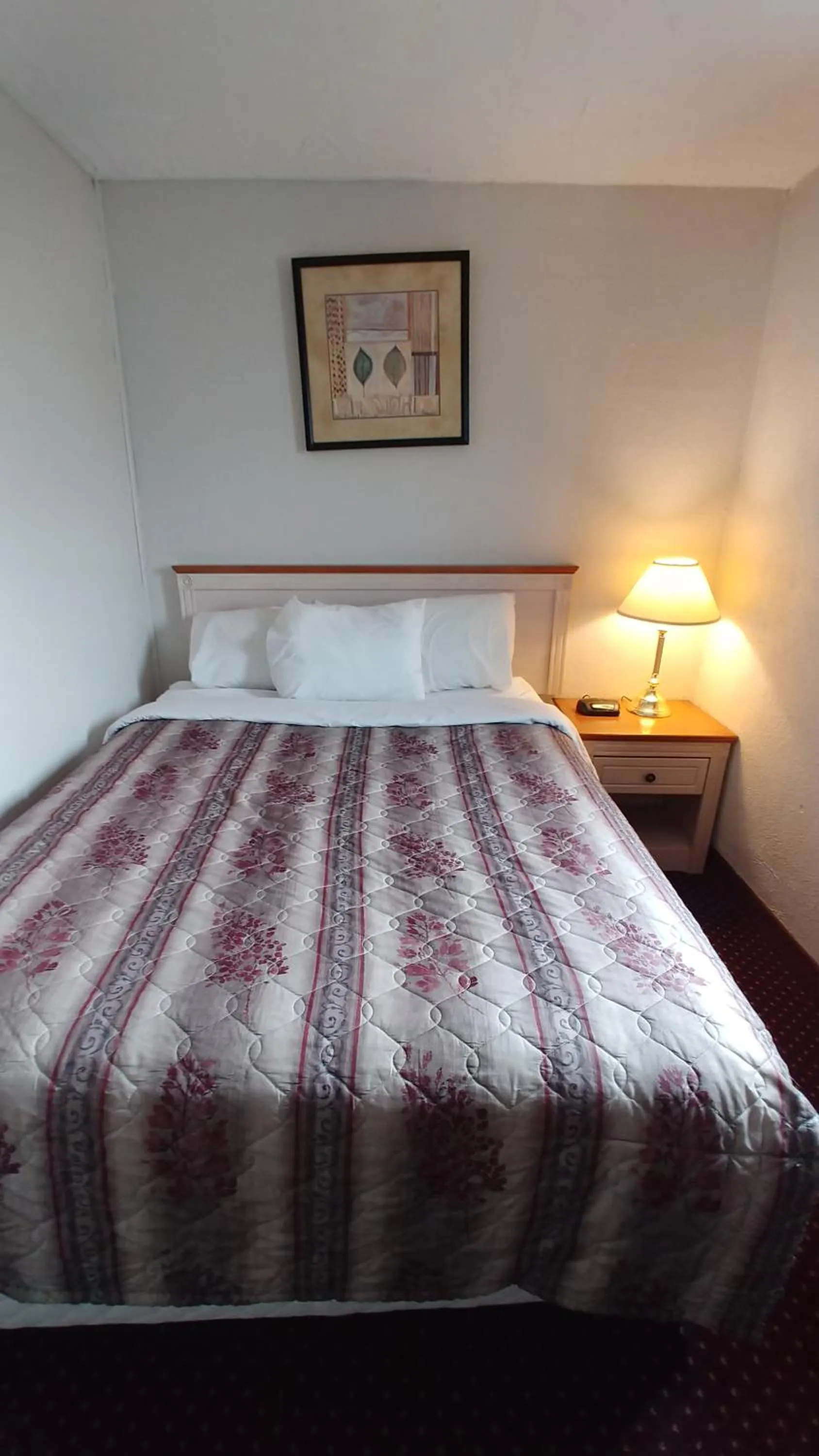 Bed in Sand Castle Suites Motel