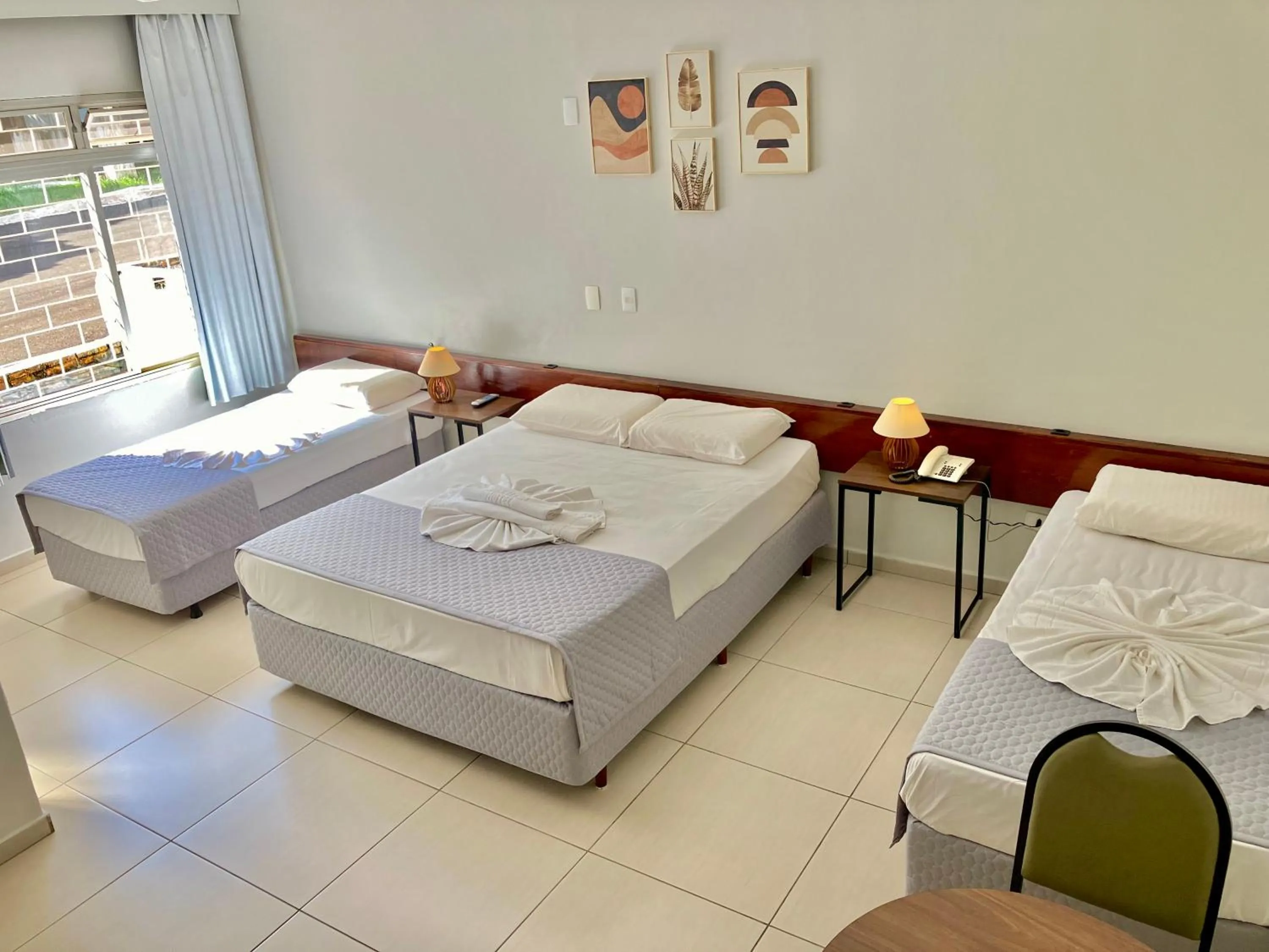 Bed in Hotel Monalisa