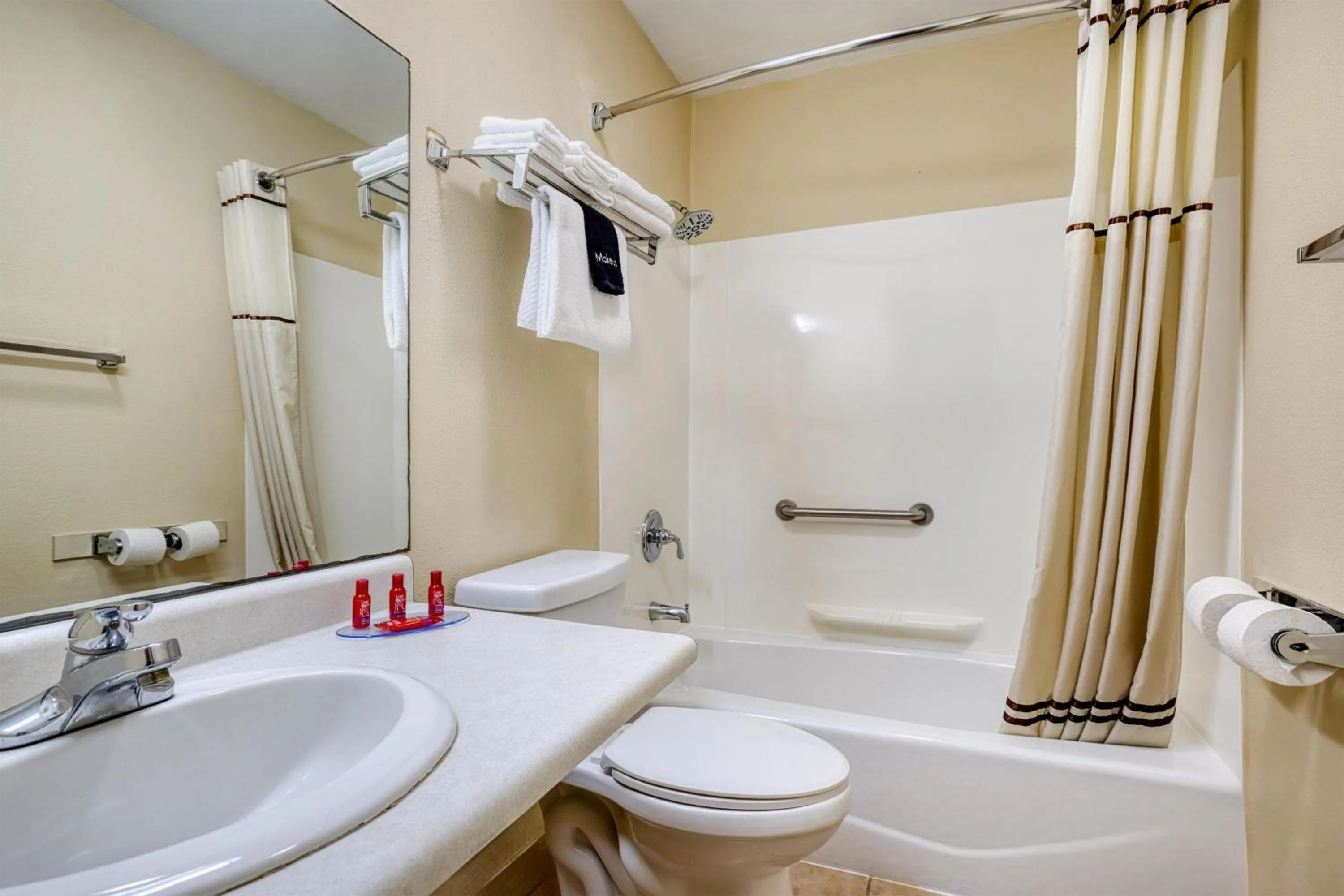 Bathroom in SureStay by Best Western Massena