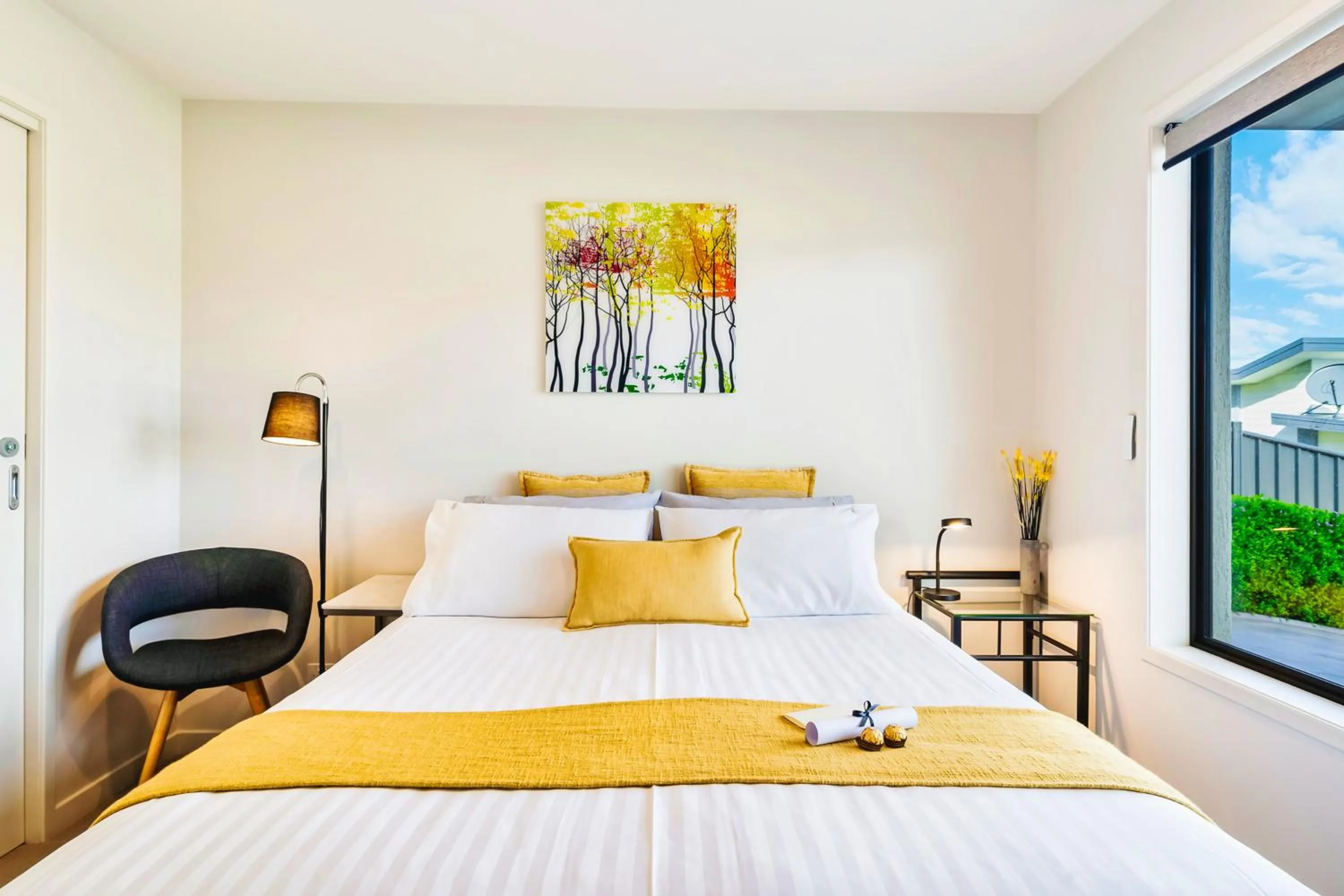 Bedroom in Oceana B&B