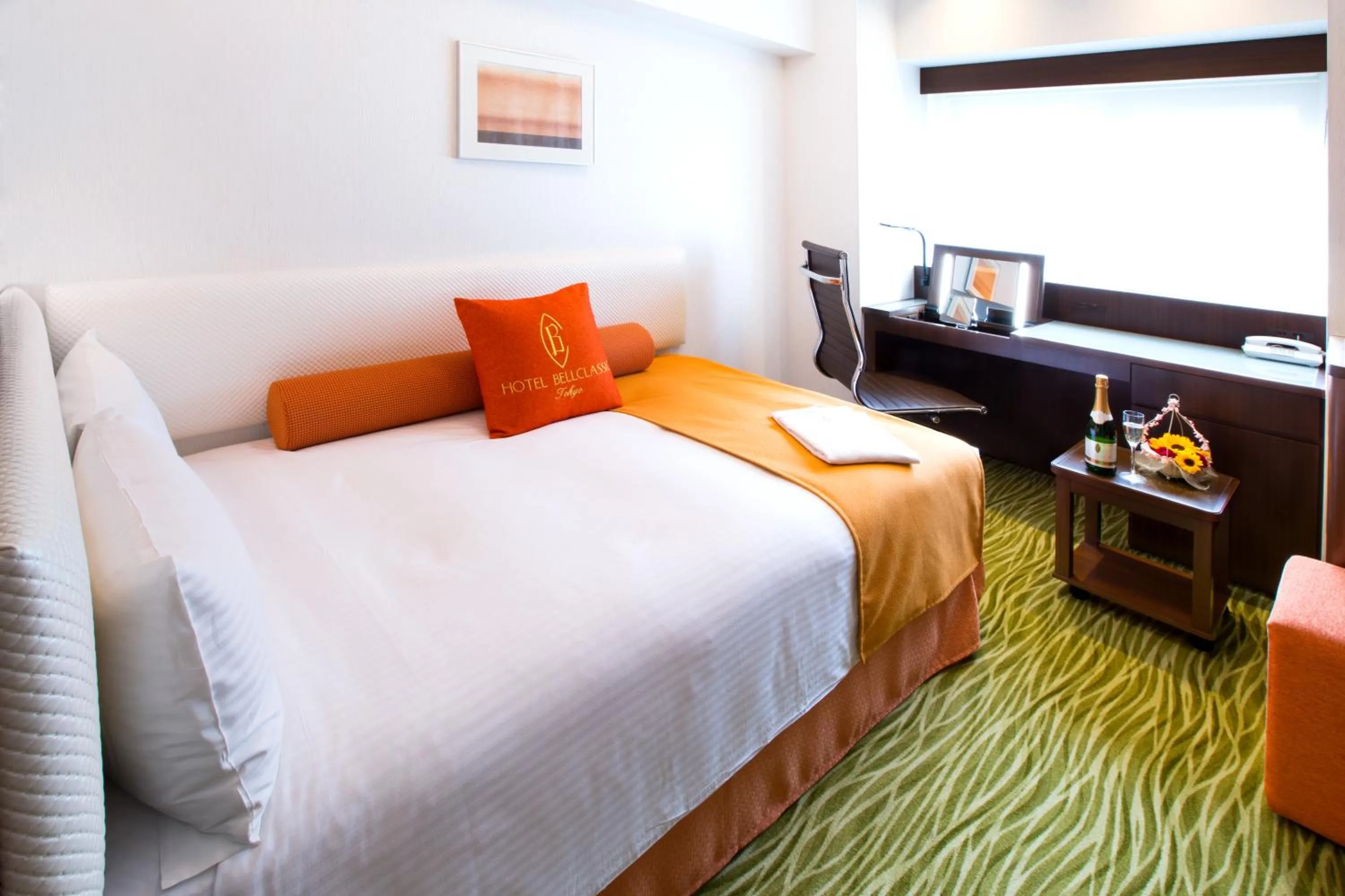 Bedroom, Bed in Hotel Bellclassic Tokyo