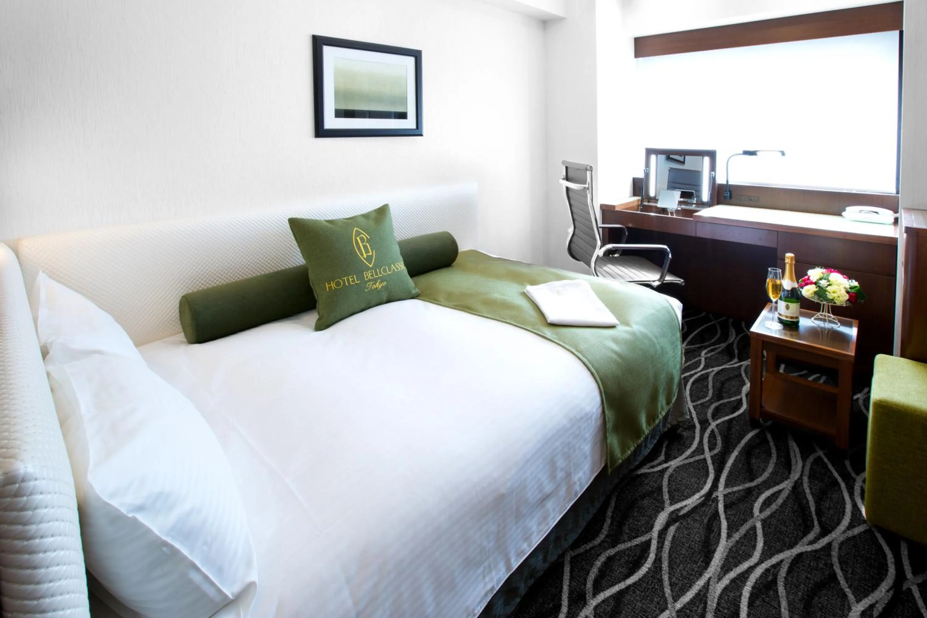 Bedroom, Bed in Hotel Bellclassic Tokyo