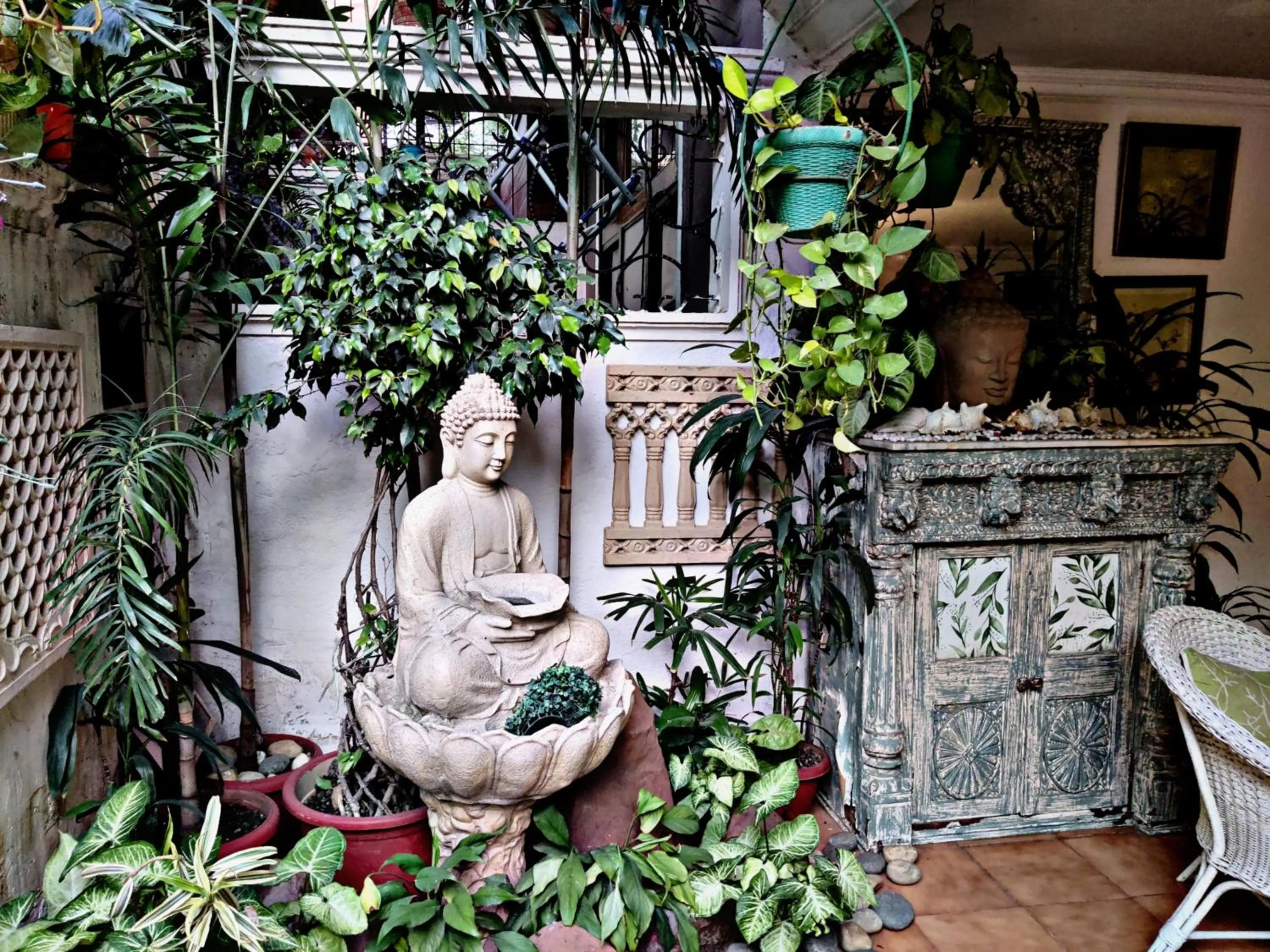 Garden view in On The House - Bed and Breakfast