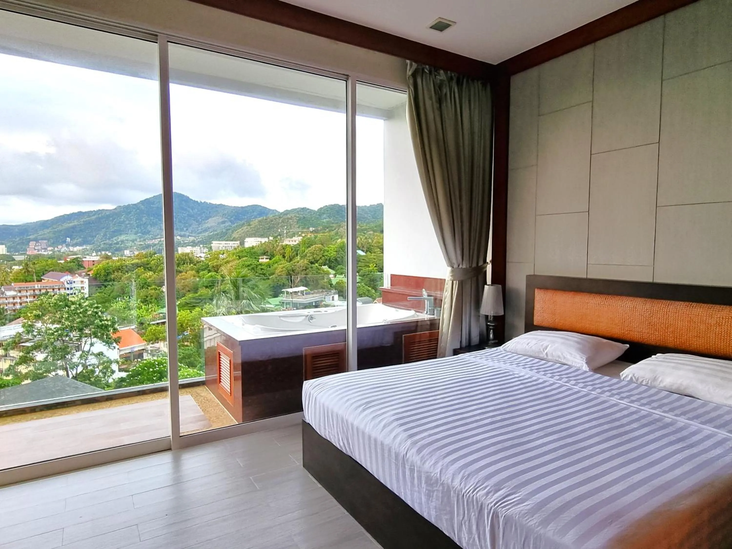 Two-Bedroom Apartment with Balcony and Sea View in Q Kata Residence