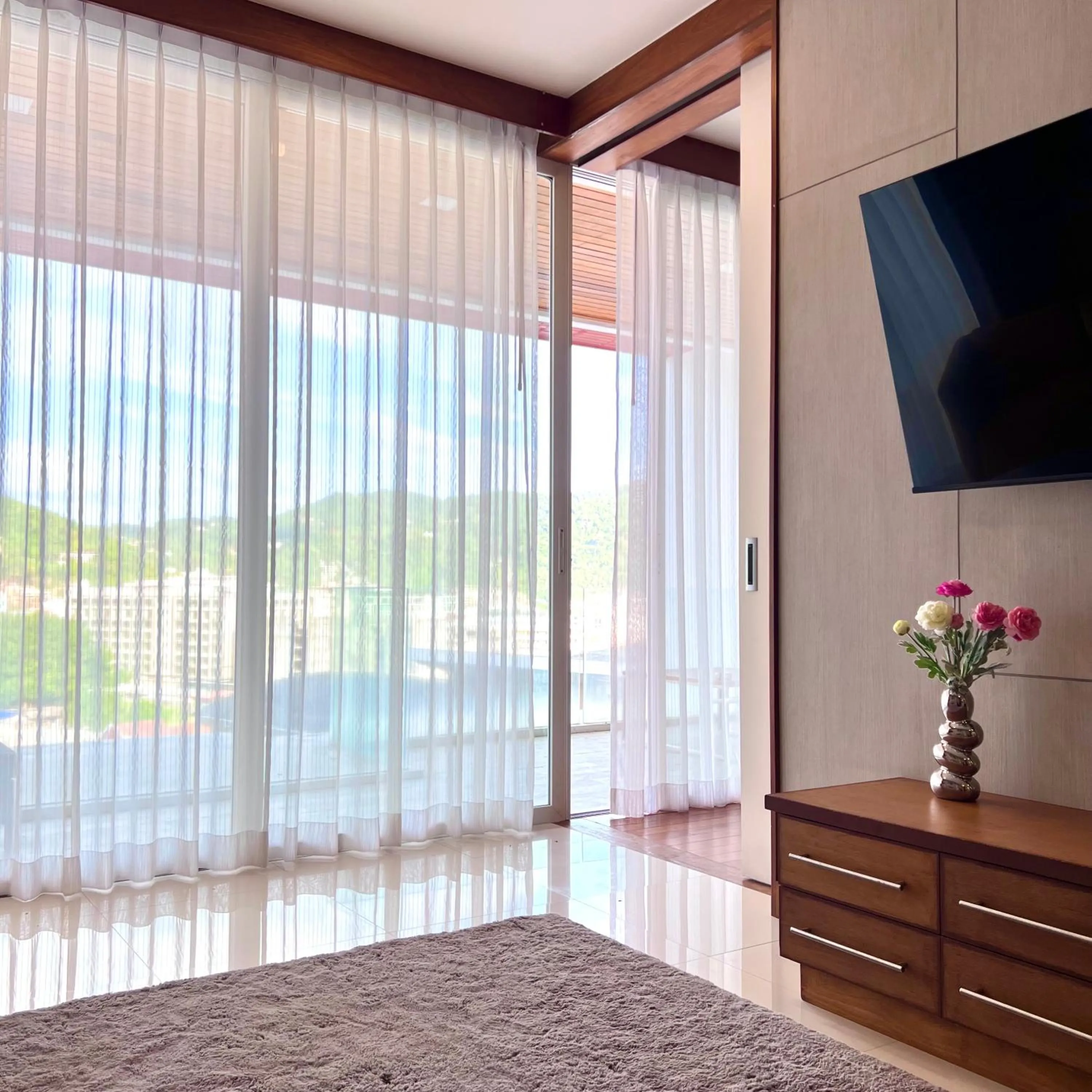 Natural landscape, Bed in Q Kata Residence