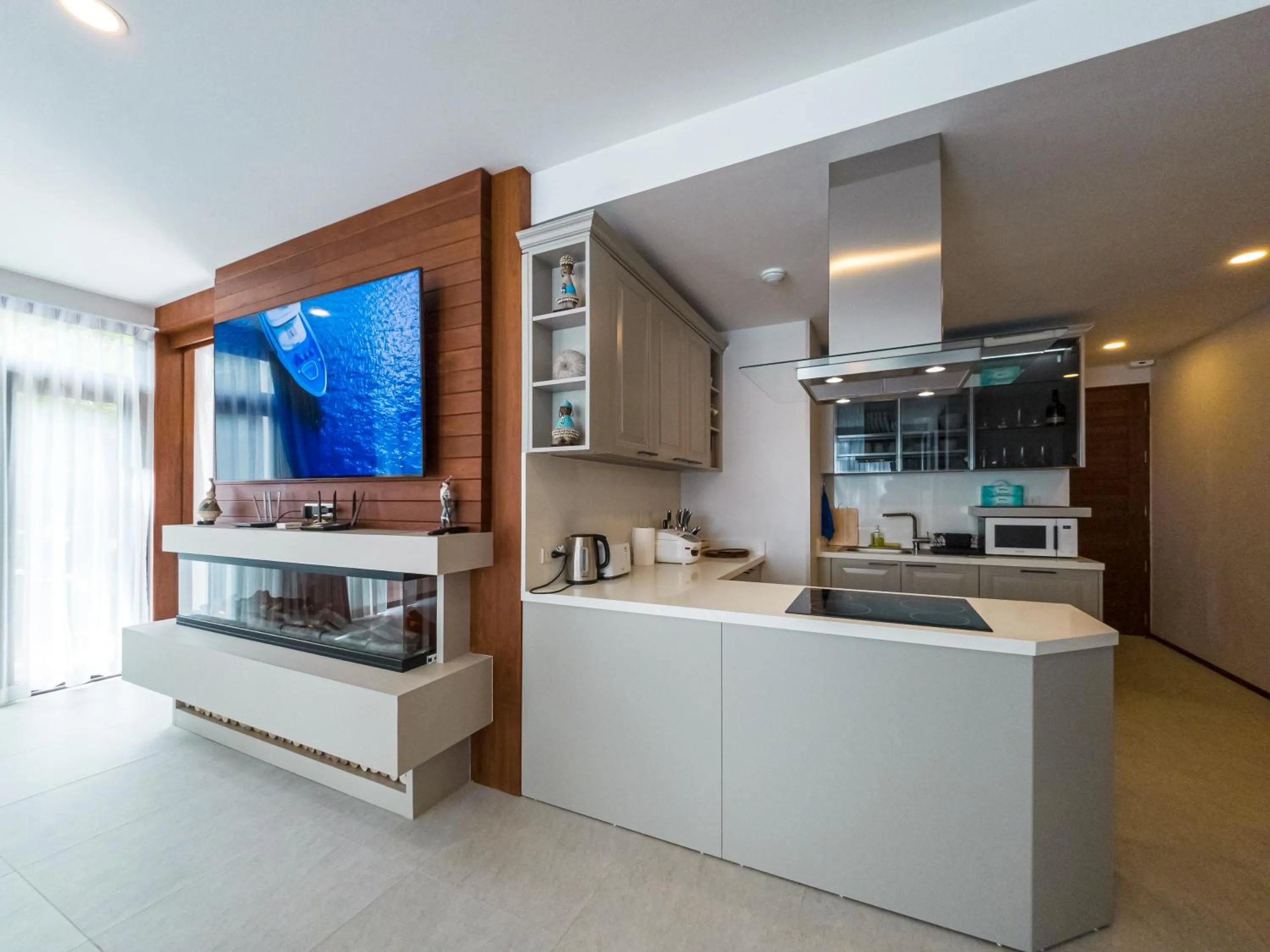 Kitchen or kitchenette in Q Kata Residence