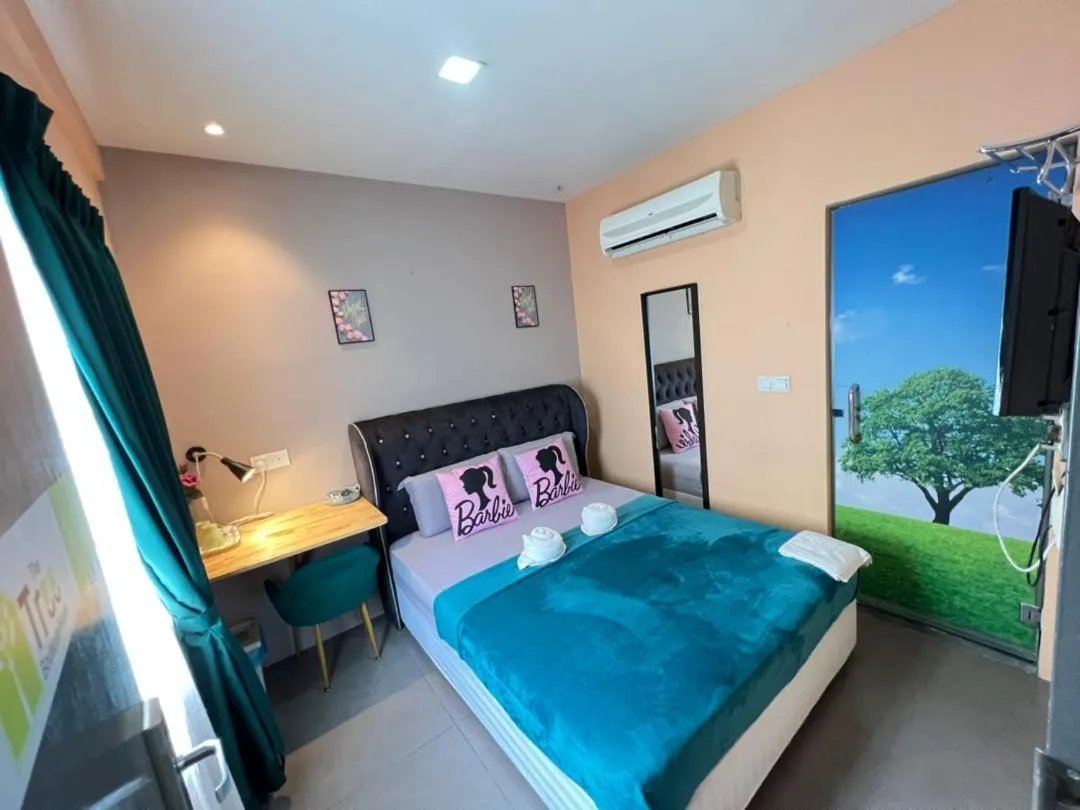 Bed in The Tree Boutique Hotel