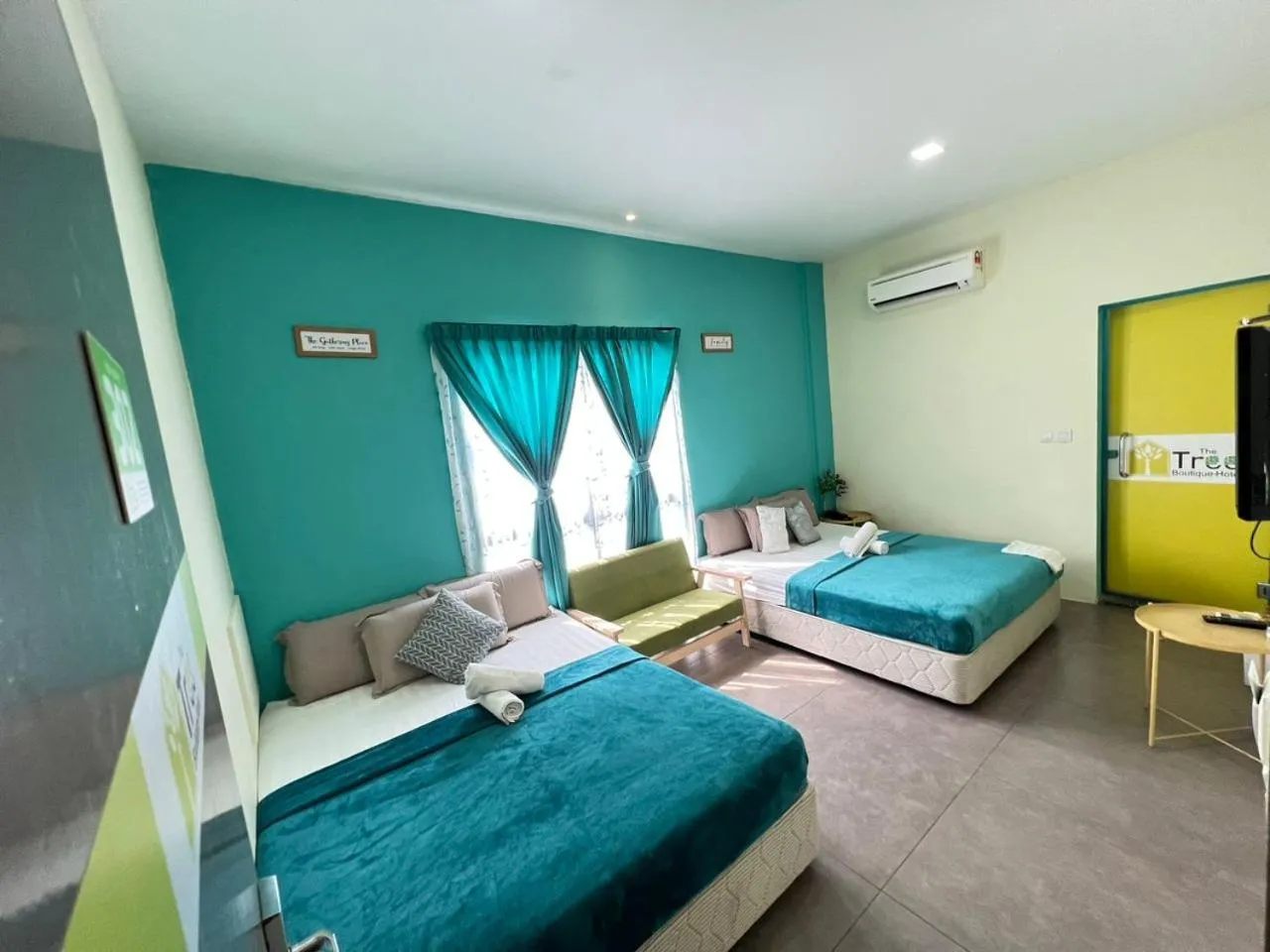 Bed in The Tree Boutique Hotel