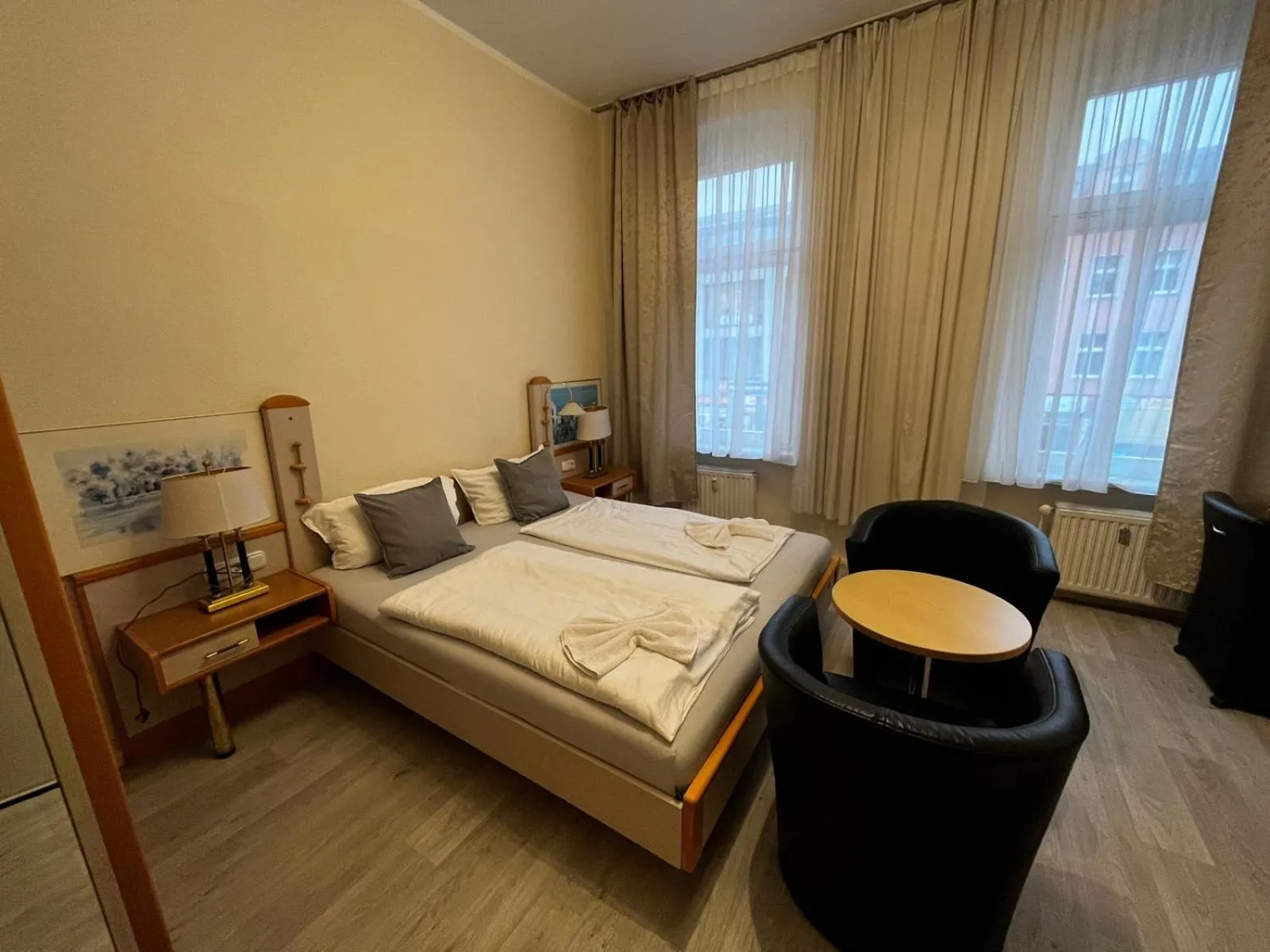 Bed in Pension Oase