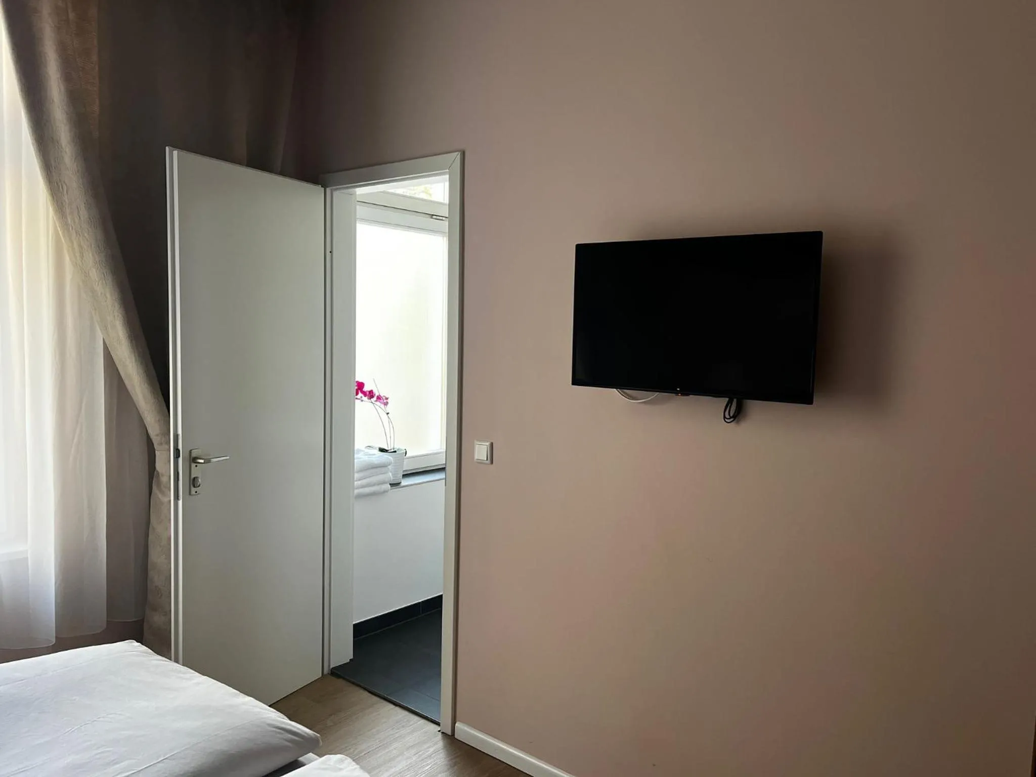 Bed in Pension Oase