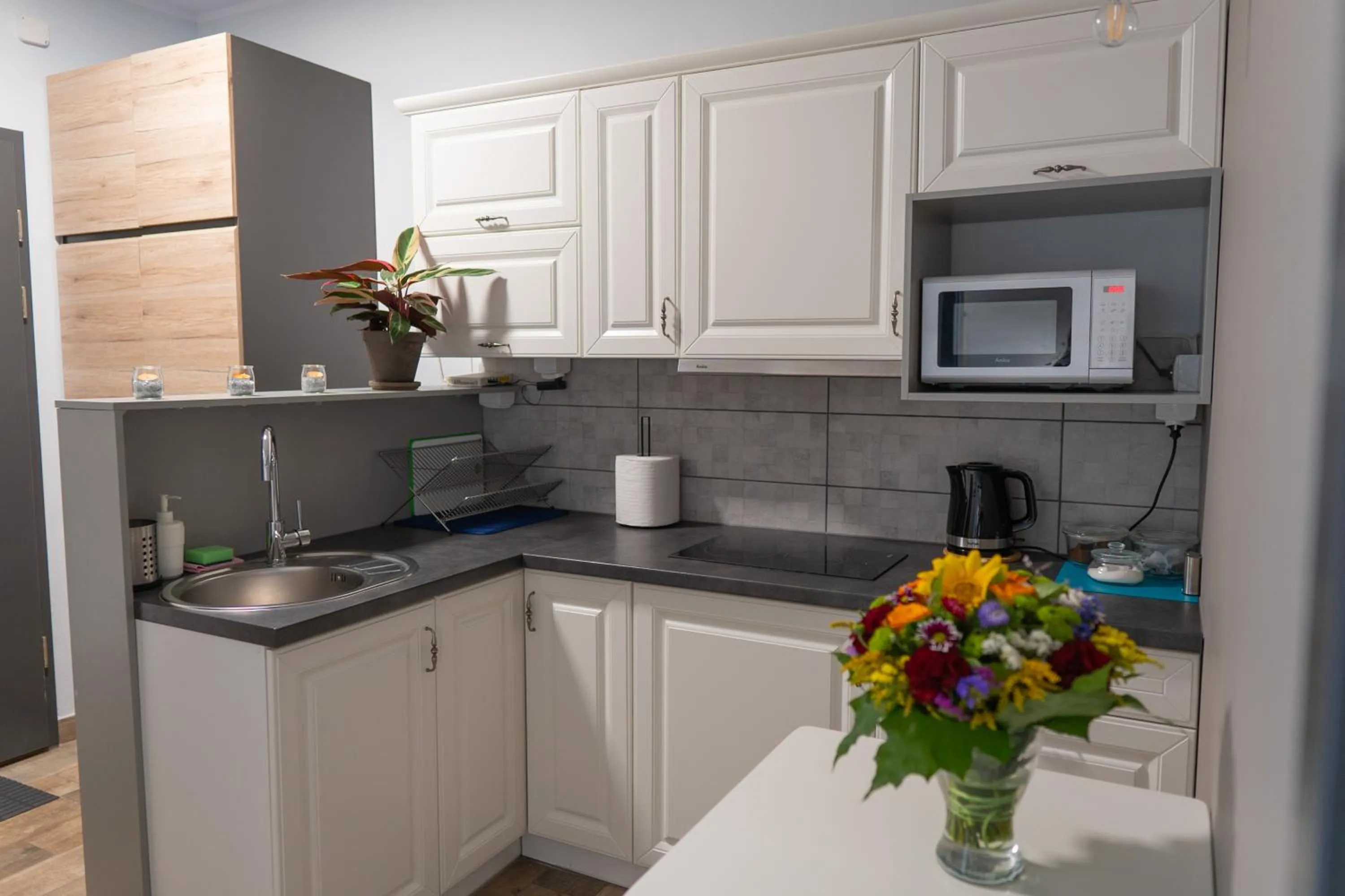 Kitchen or kitchenette in Moon Hostel Poznań