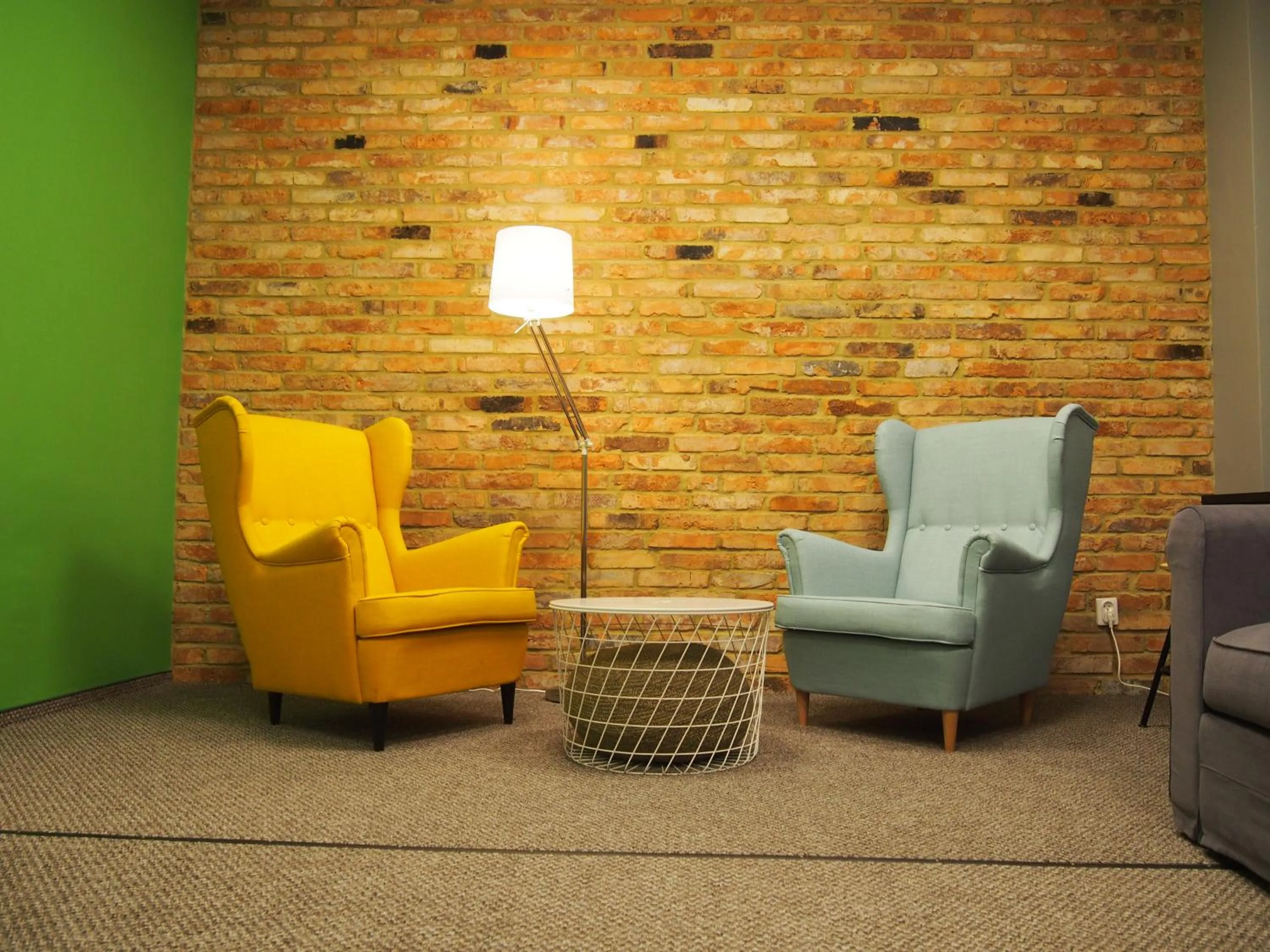 Living room in Moon Hostel Poznań