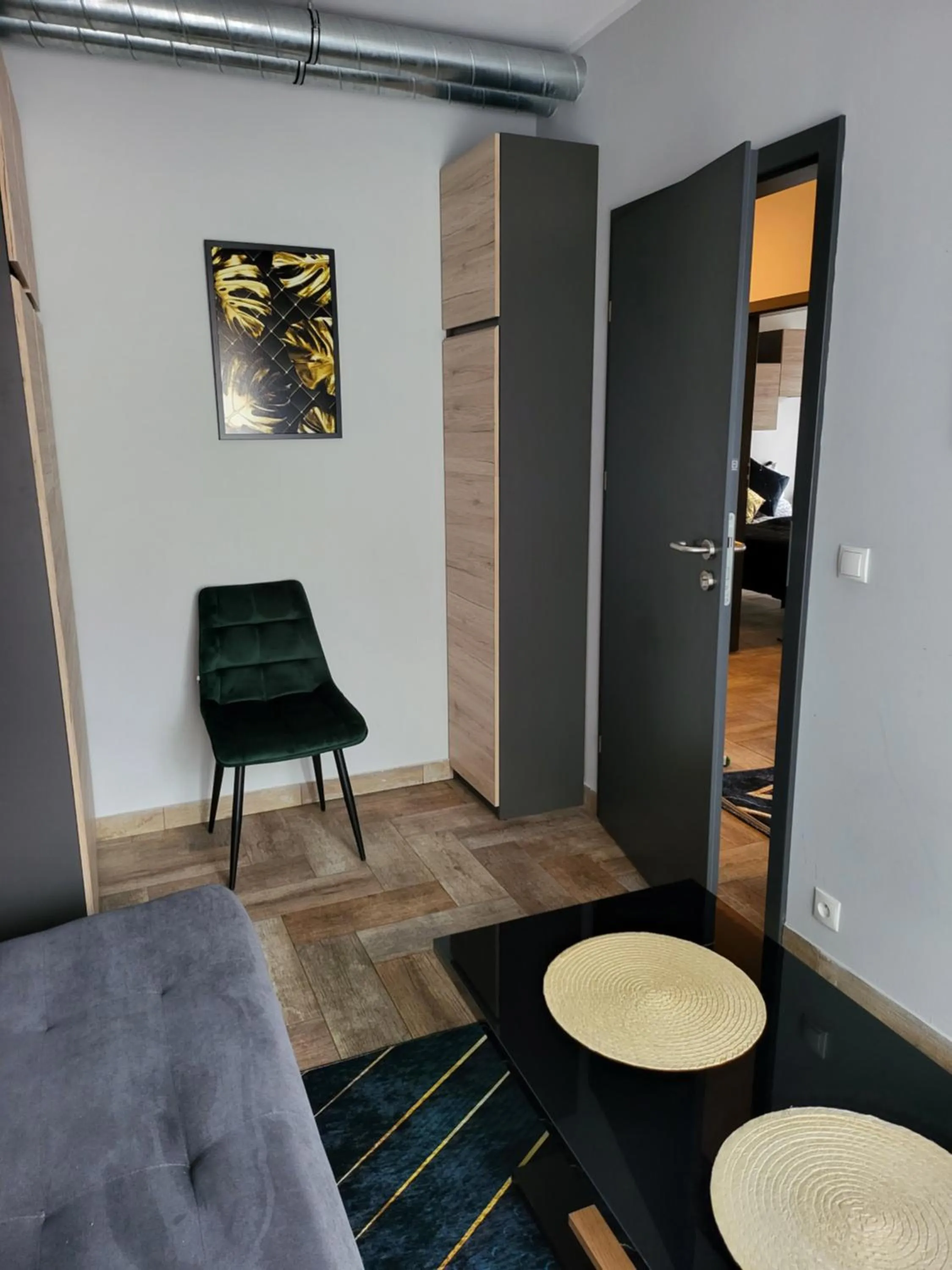 Seating area in Moon Hostel Poznań