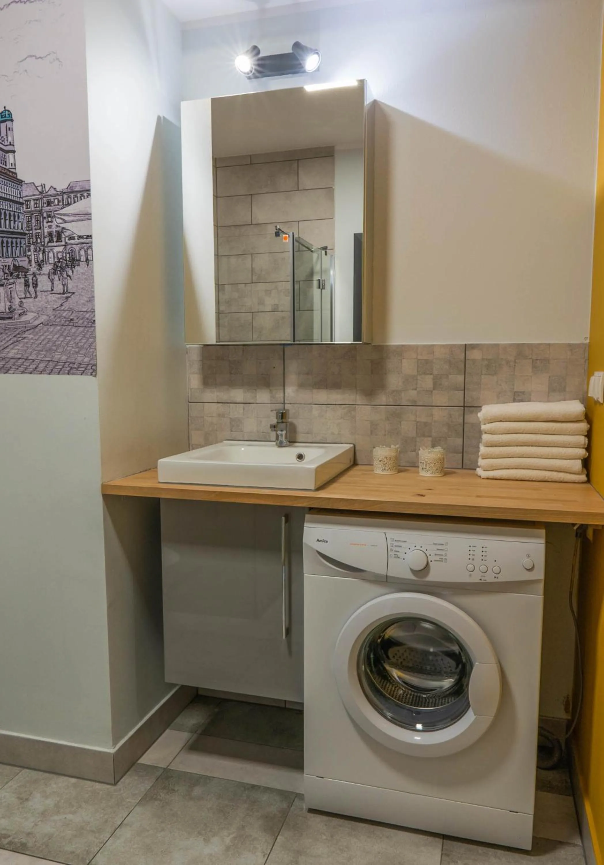 Bathroom in Moon Hostel Poznań