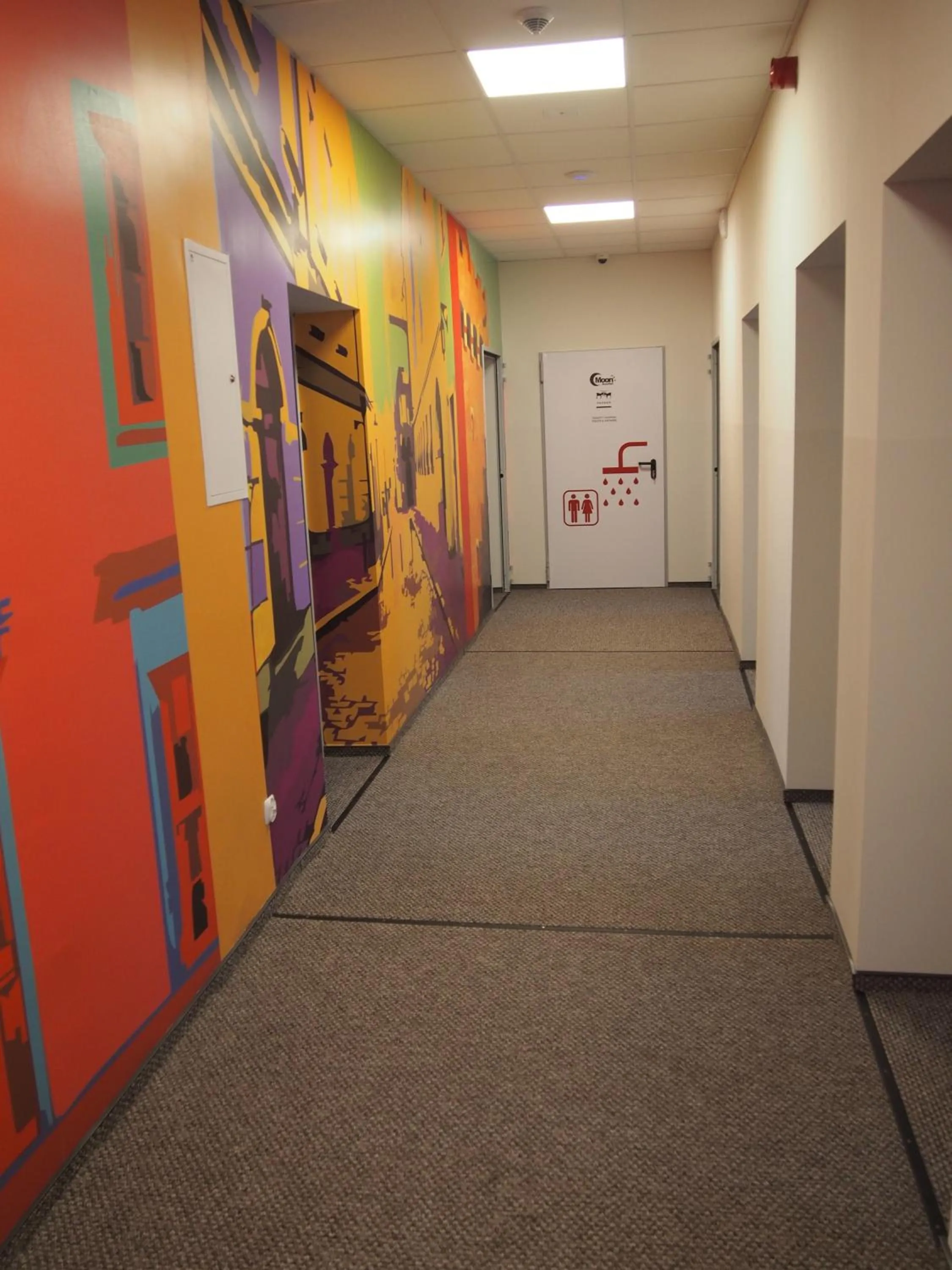 Floor plan in Moon Hostel Poznań