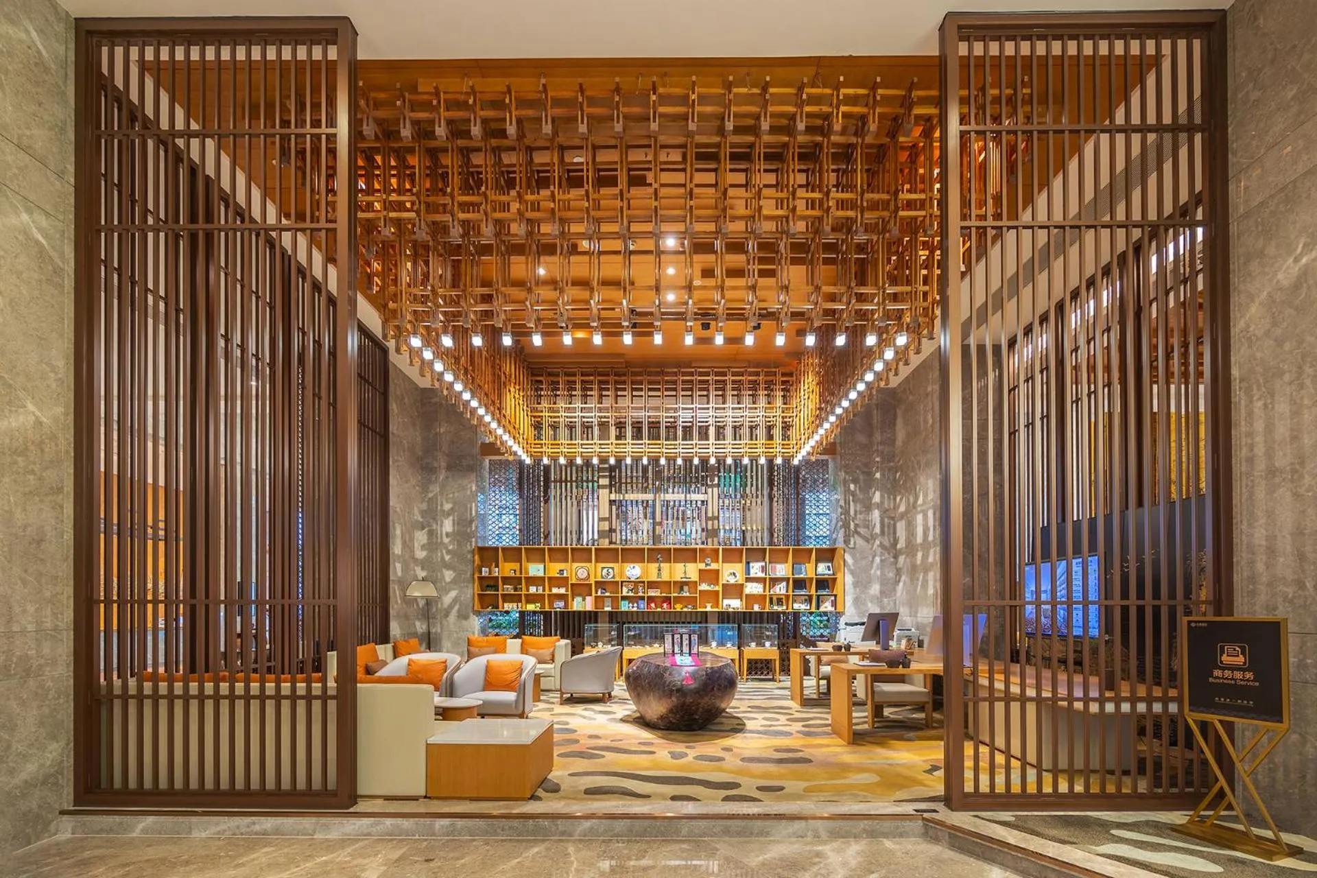 Seating area in Deyang Hamring Hotel