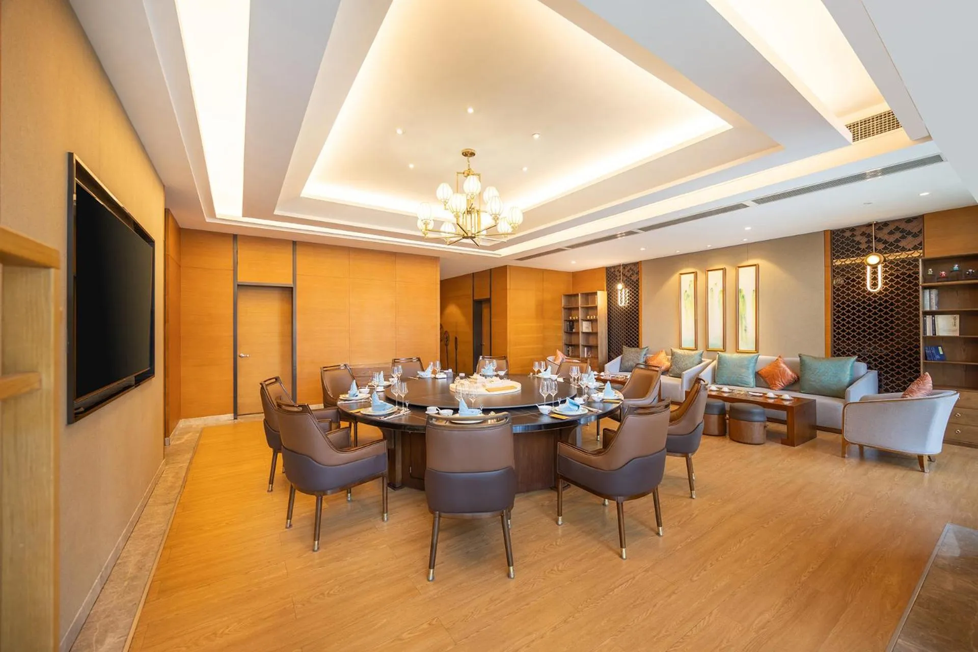 Dining area in Deyang Hamring Hotel