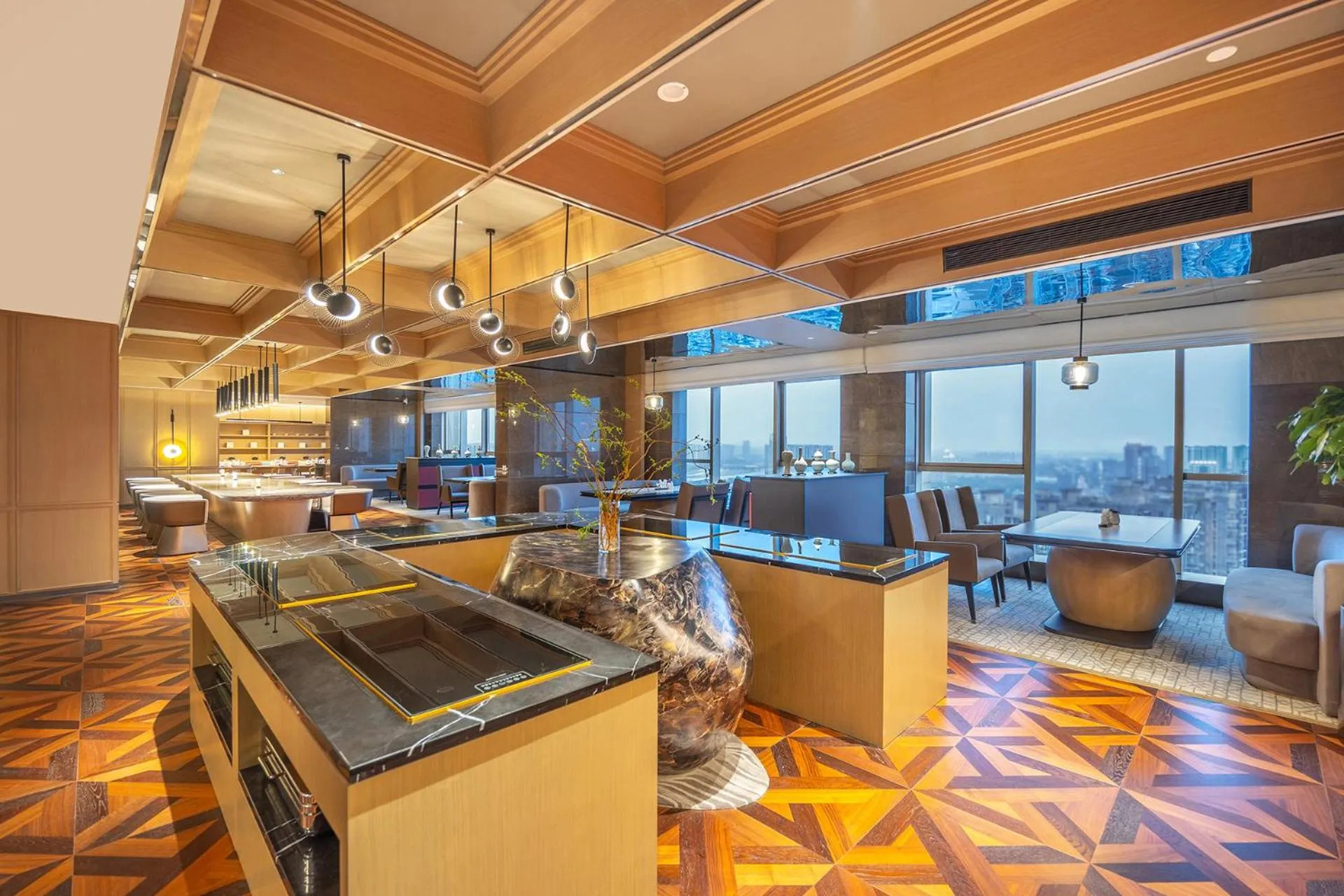 Seating area in Deyang Hamring Hotel