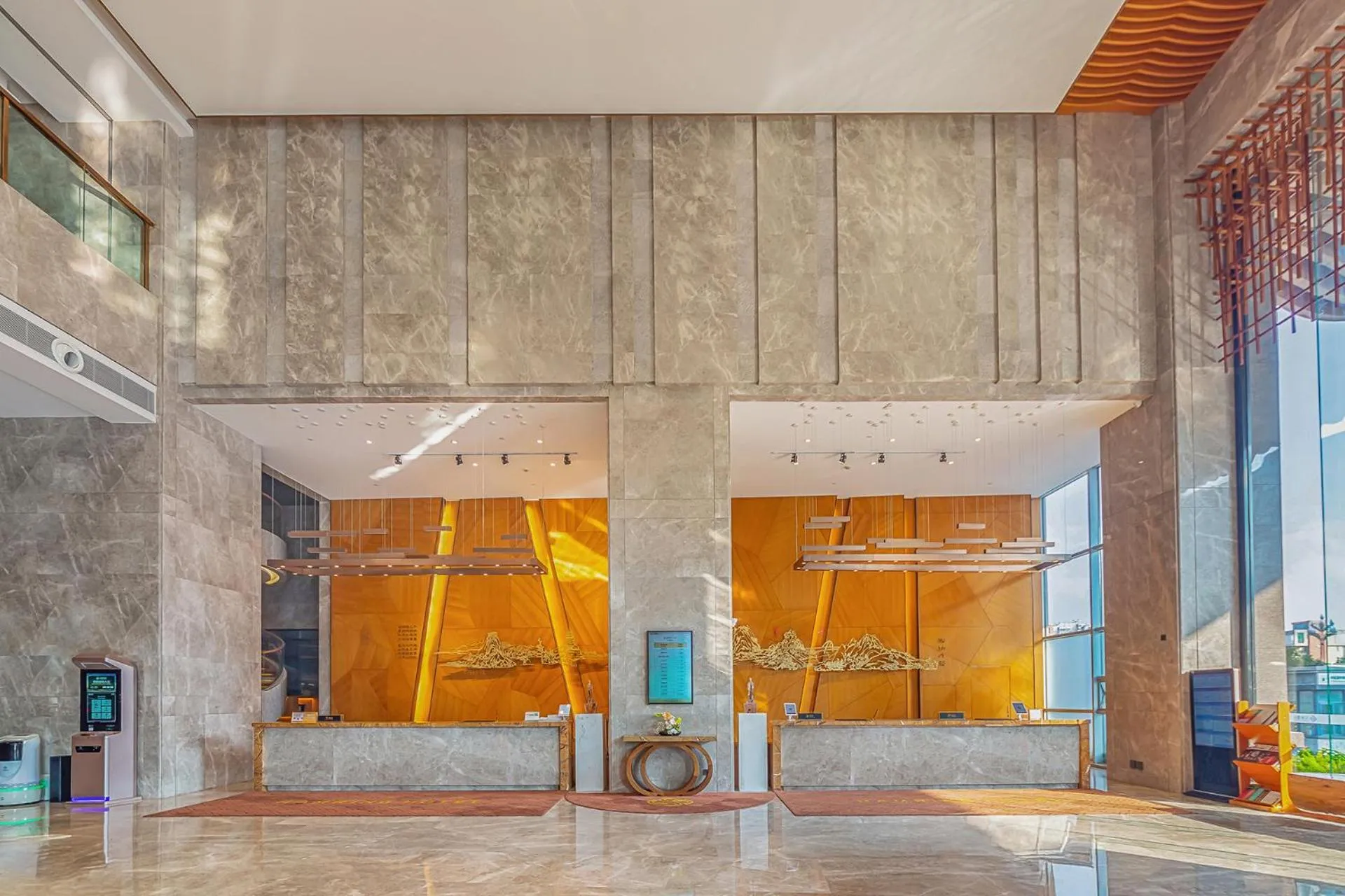 Lobby or reception in Deyang Hamring Hotel