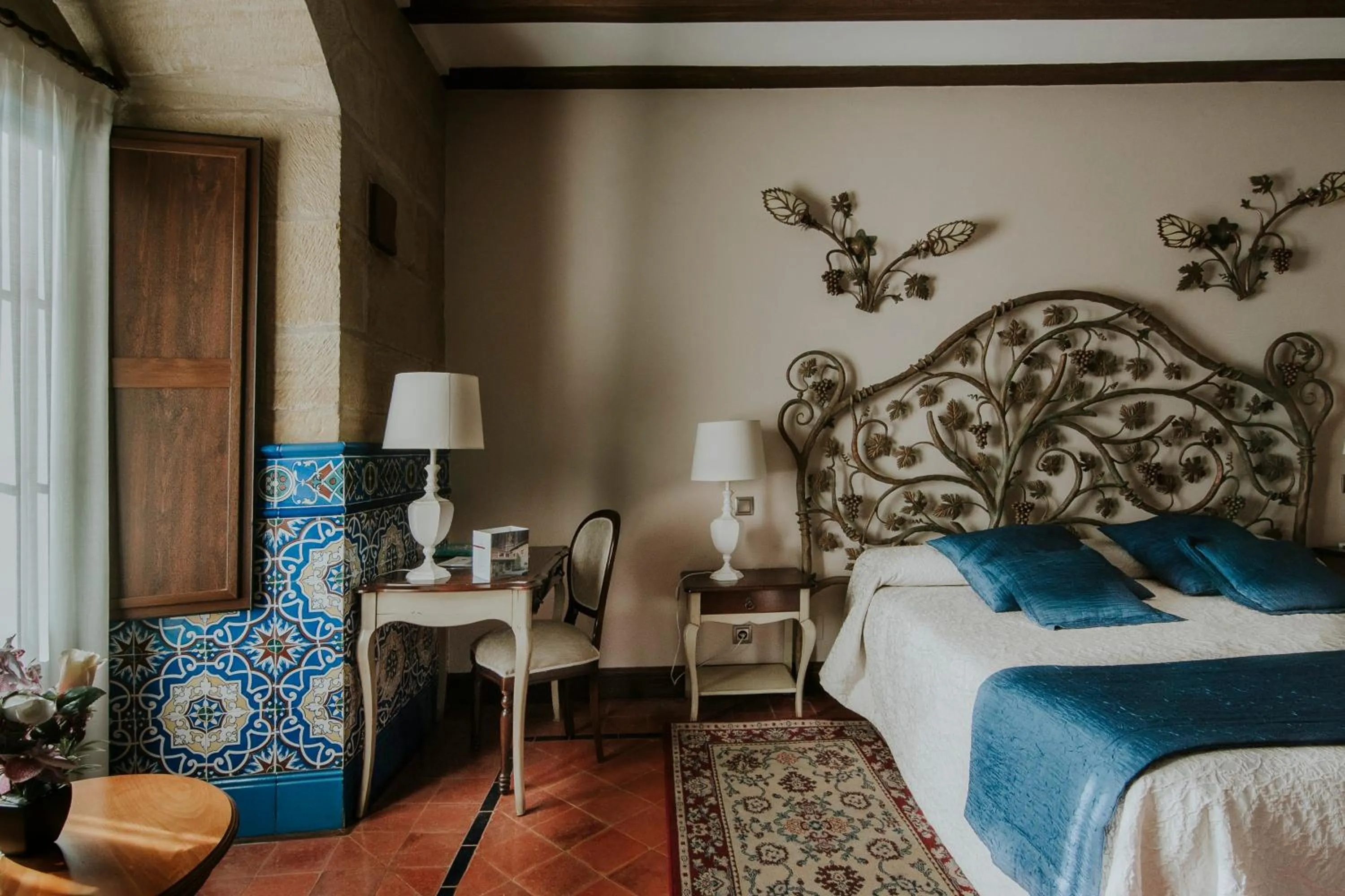 Bed in Hospedería Palacio de Casafuerte