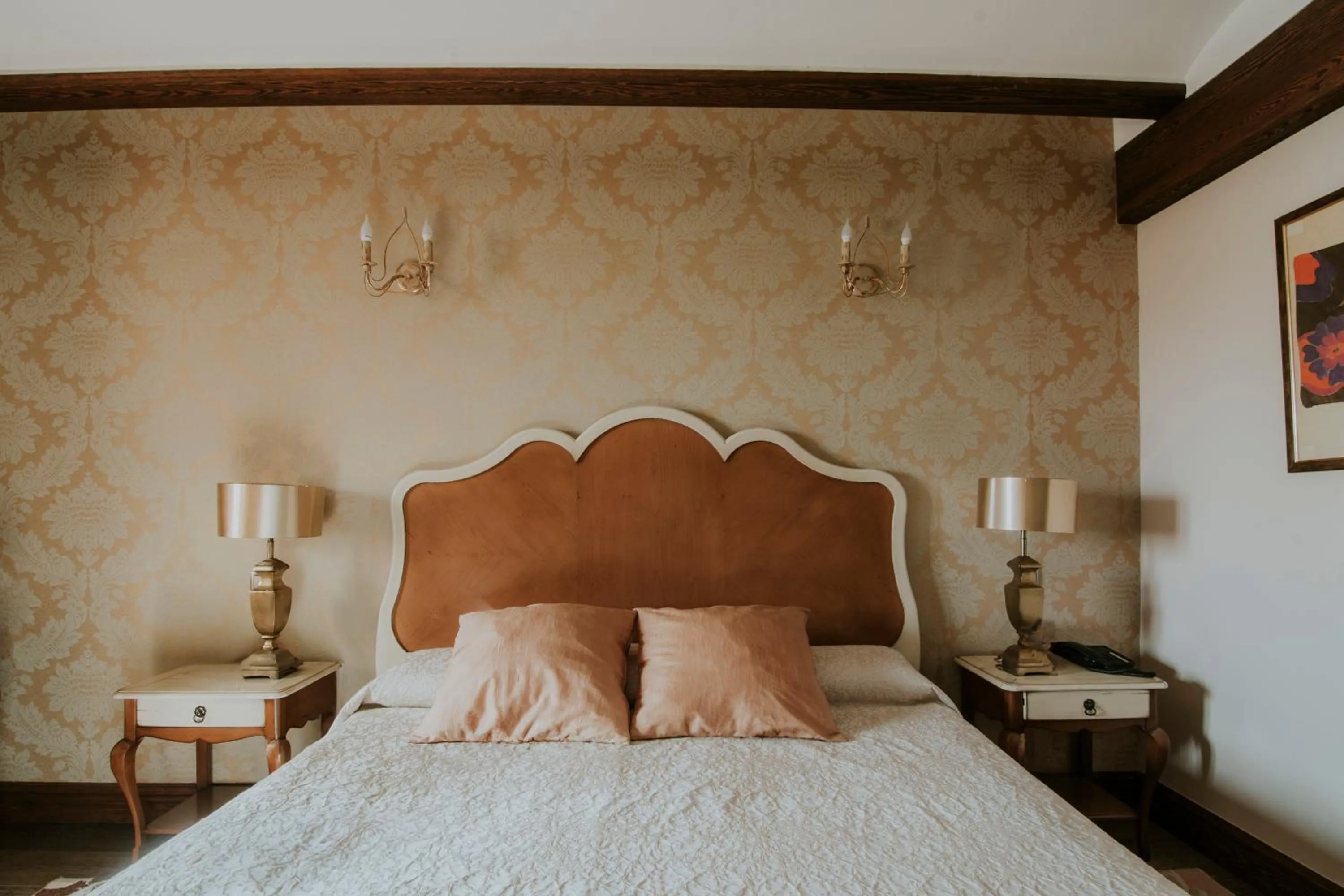 Bed in Hospedería Palacio de Casafuerte
