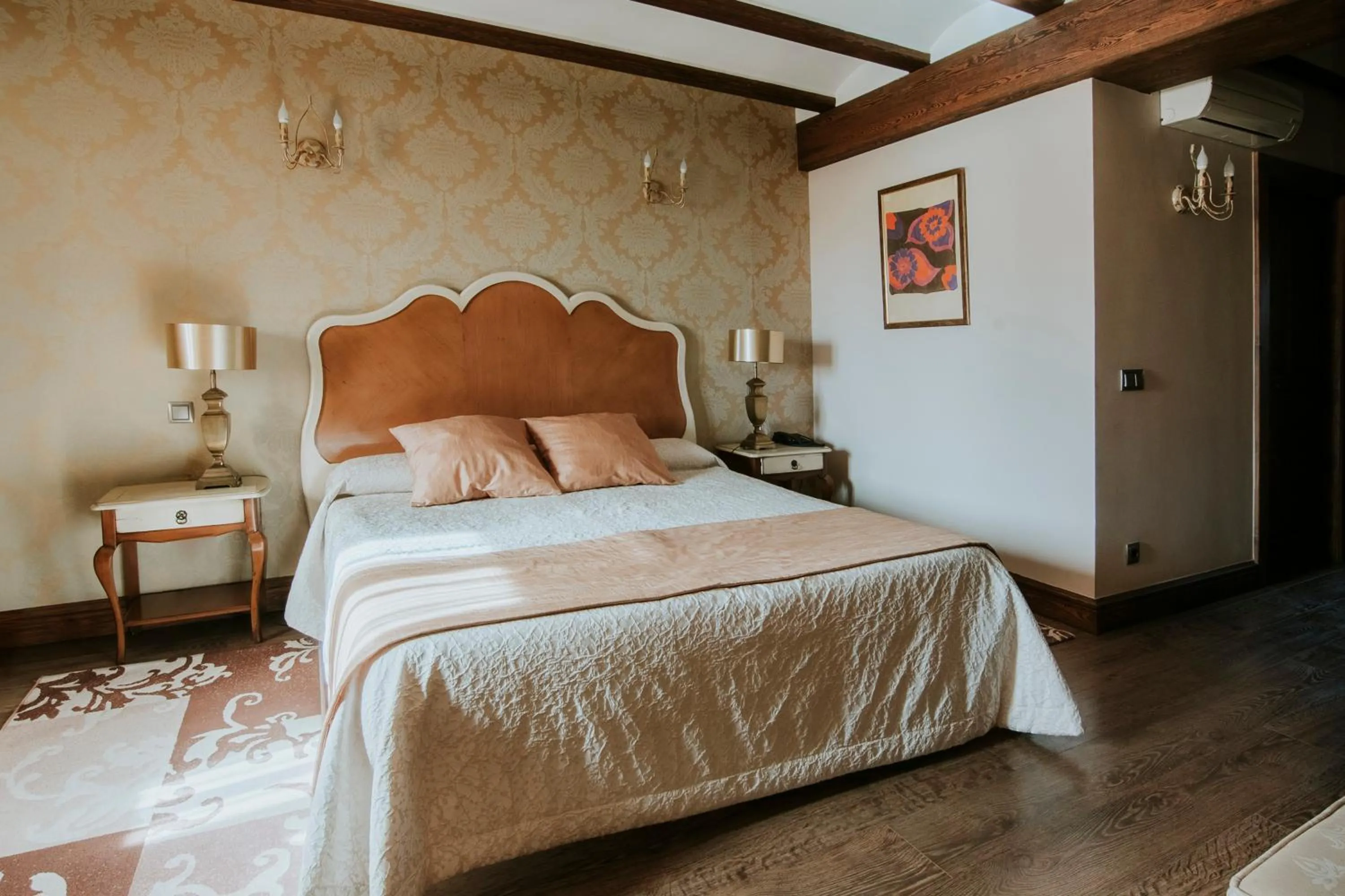 Bed in Hospedería Palacio de Casafuerte