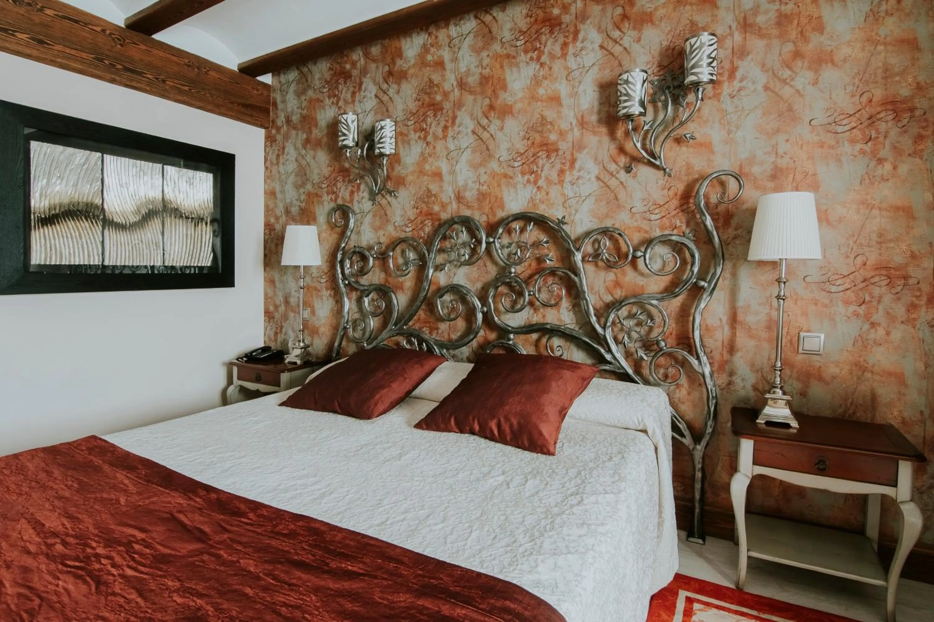 Bed in Hospedería Palacio de Casafuerte