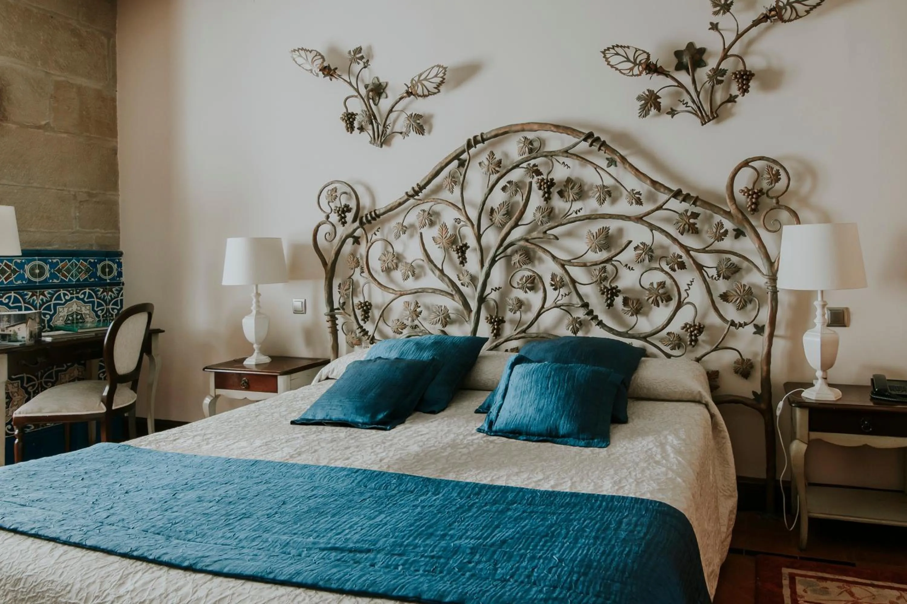 Bed in Hospedería Palacio de Casafuerte