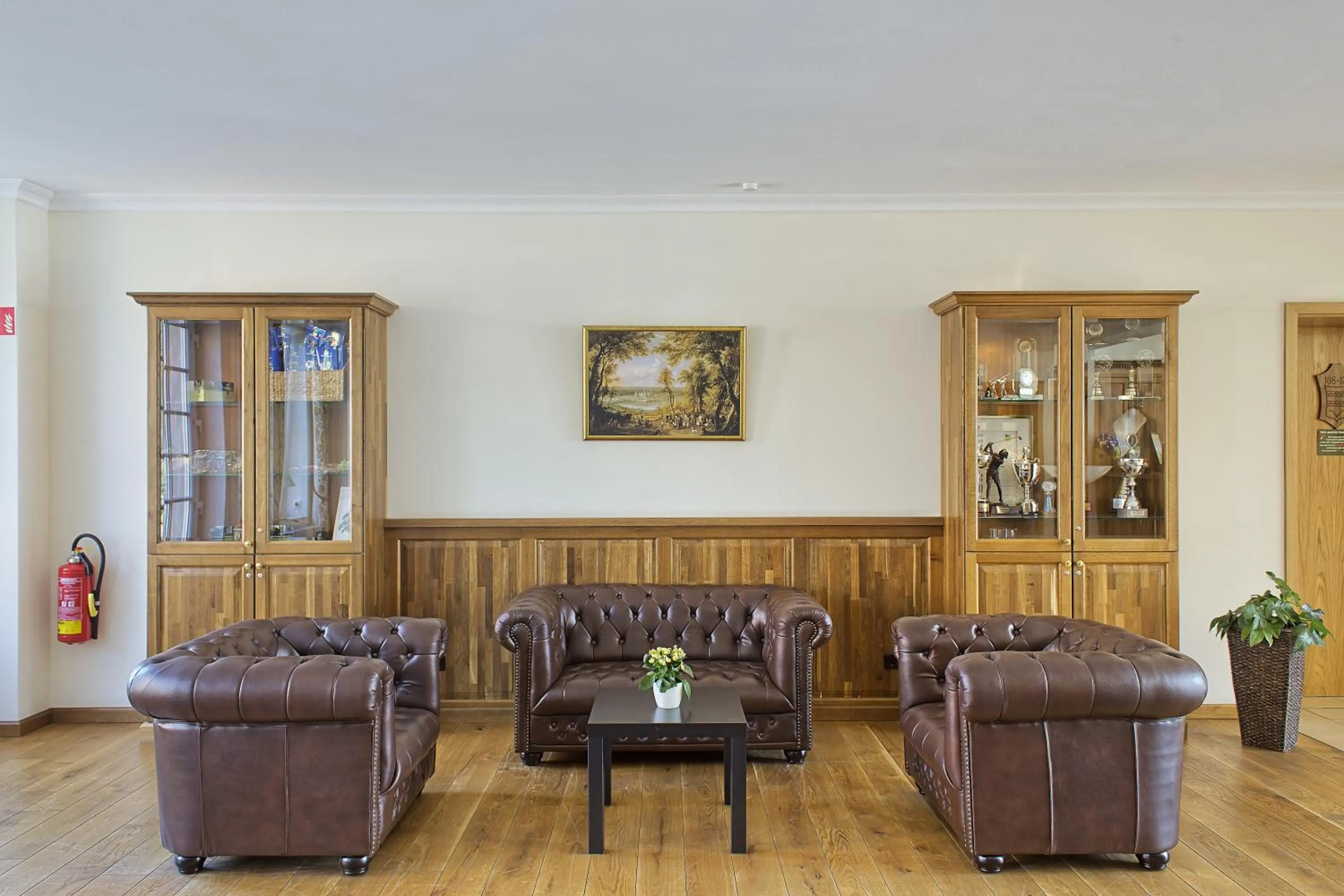 Lobby or reception in Golfpark Gut Düneburg