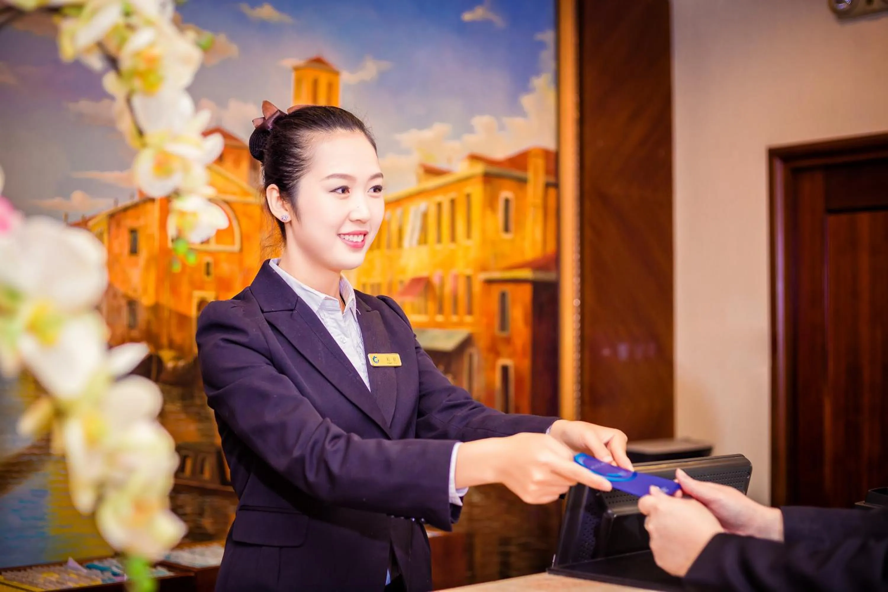 Lobby or reception in The Royal Marina Plaza Hotel Guangzhou