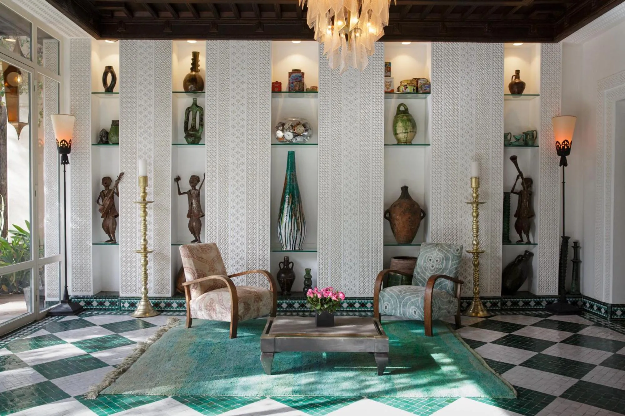 Living room in Dar Rhizlane, Palais Table d'hôtes & SPA