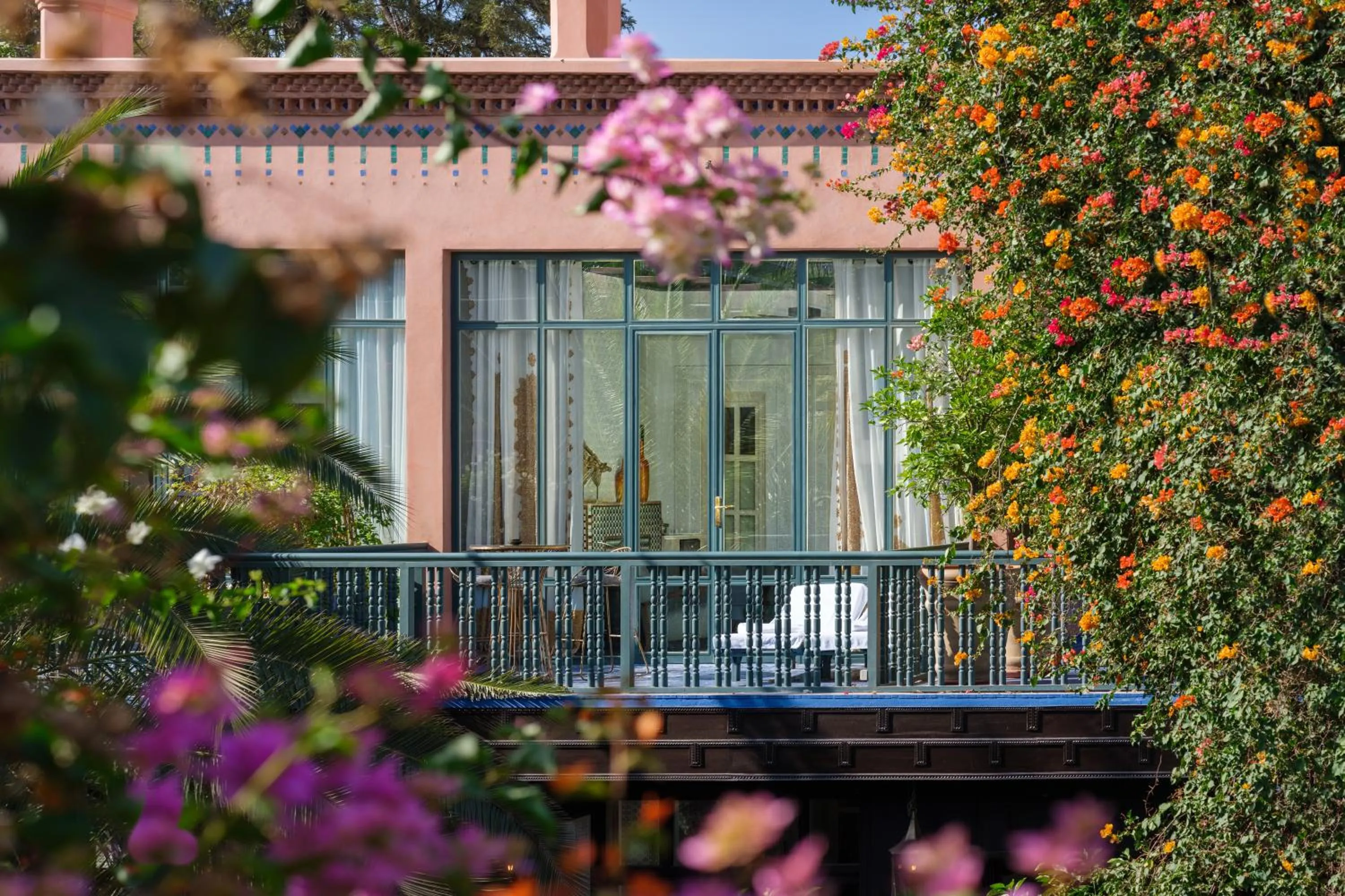 Patio in Dar Rhizlane, Palais Table d'hôtes & SPA