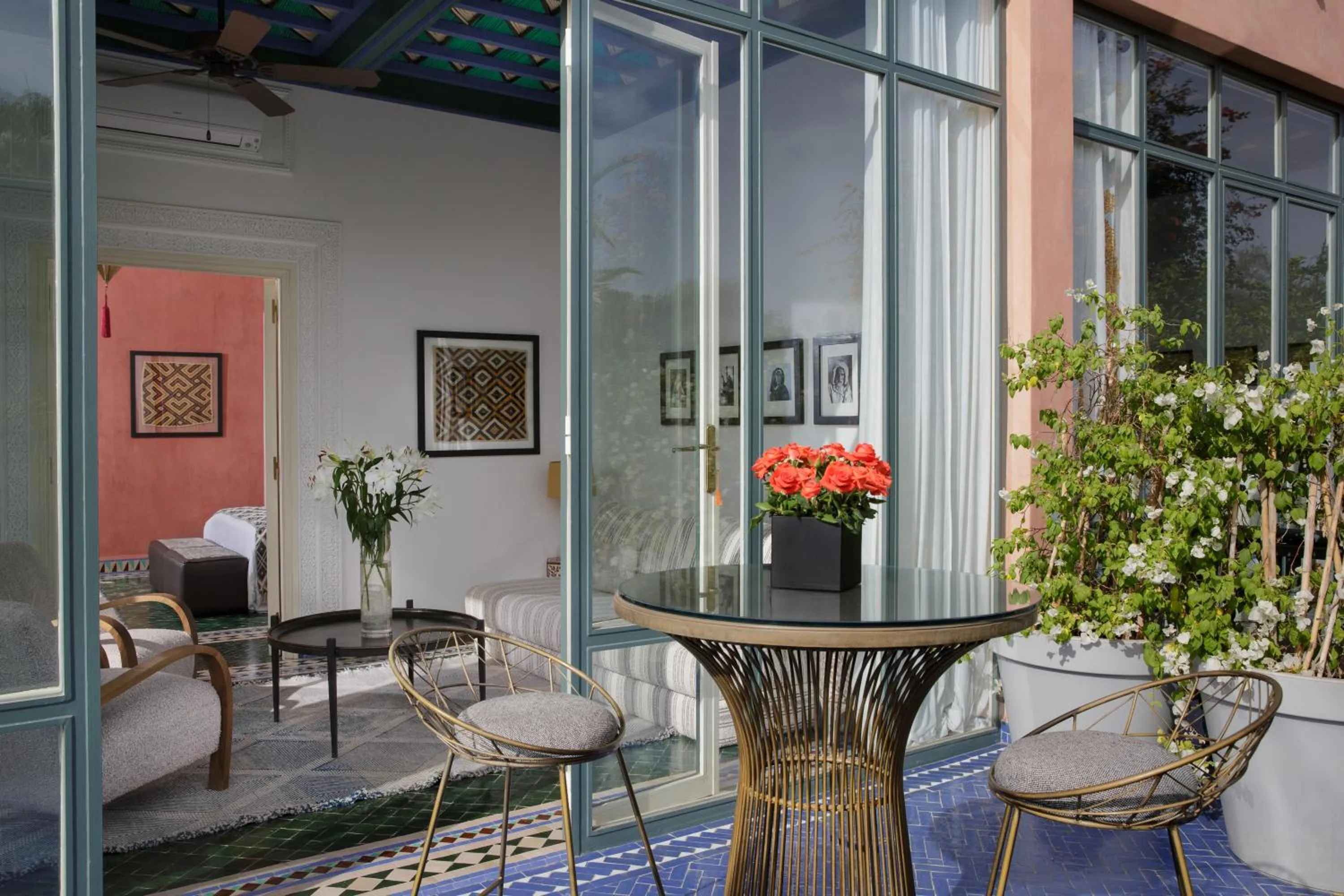 Balcony/Terrace in Dar Rhizlane, Palais Table d'hôtes & SPA