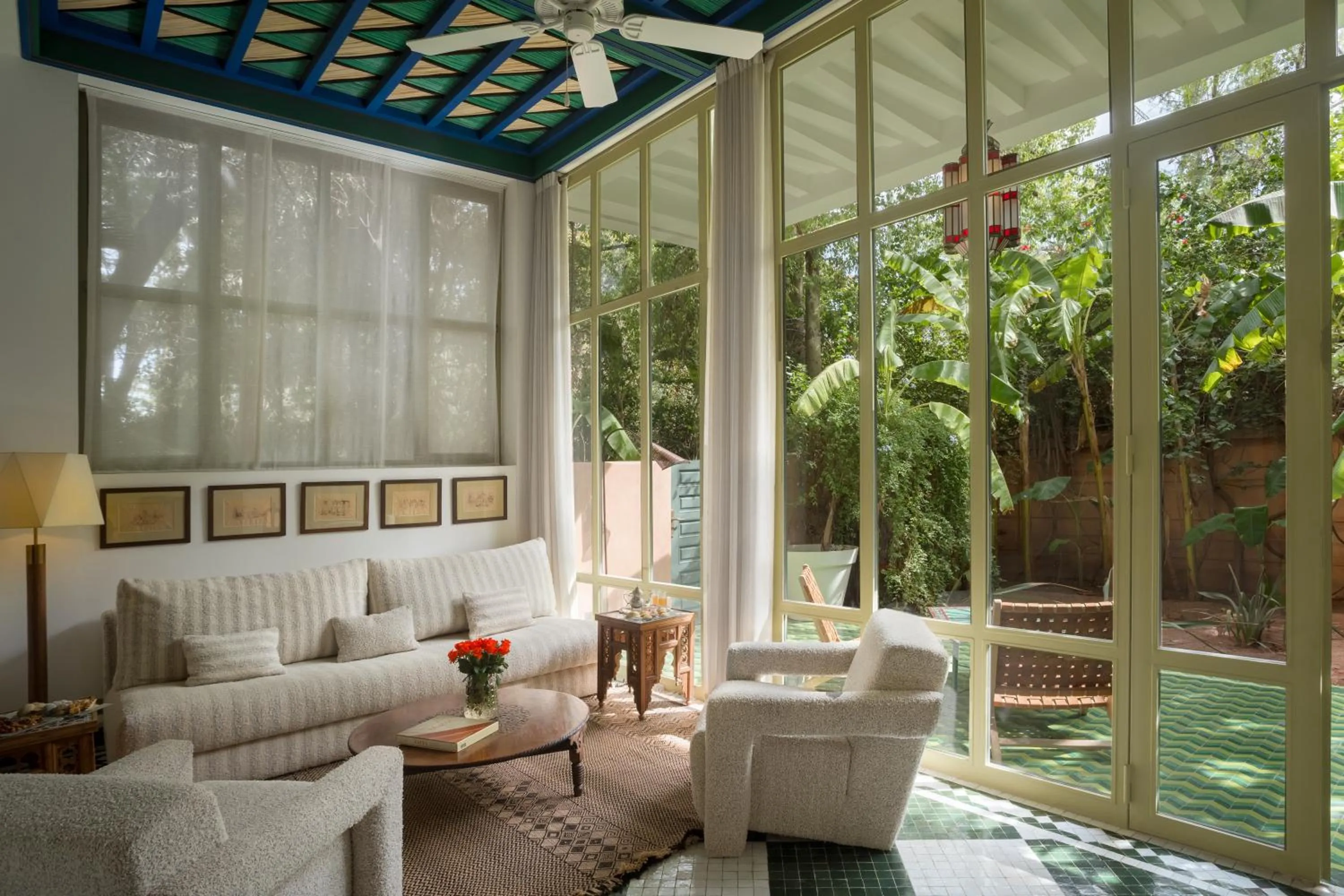 Patio in Dar Rhizlane, Palais Table d'hôtes & SPA