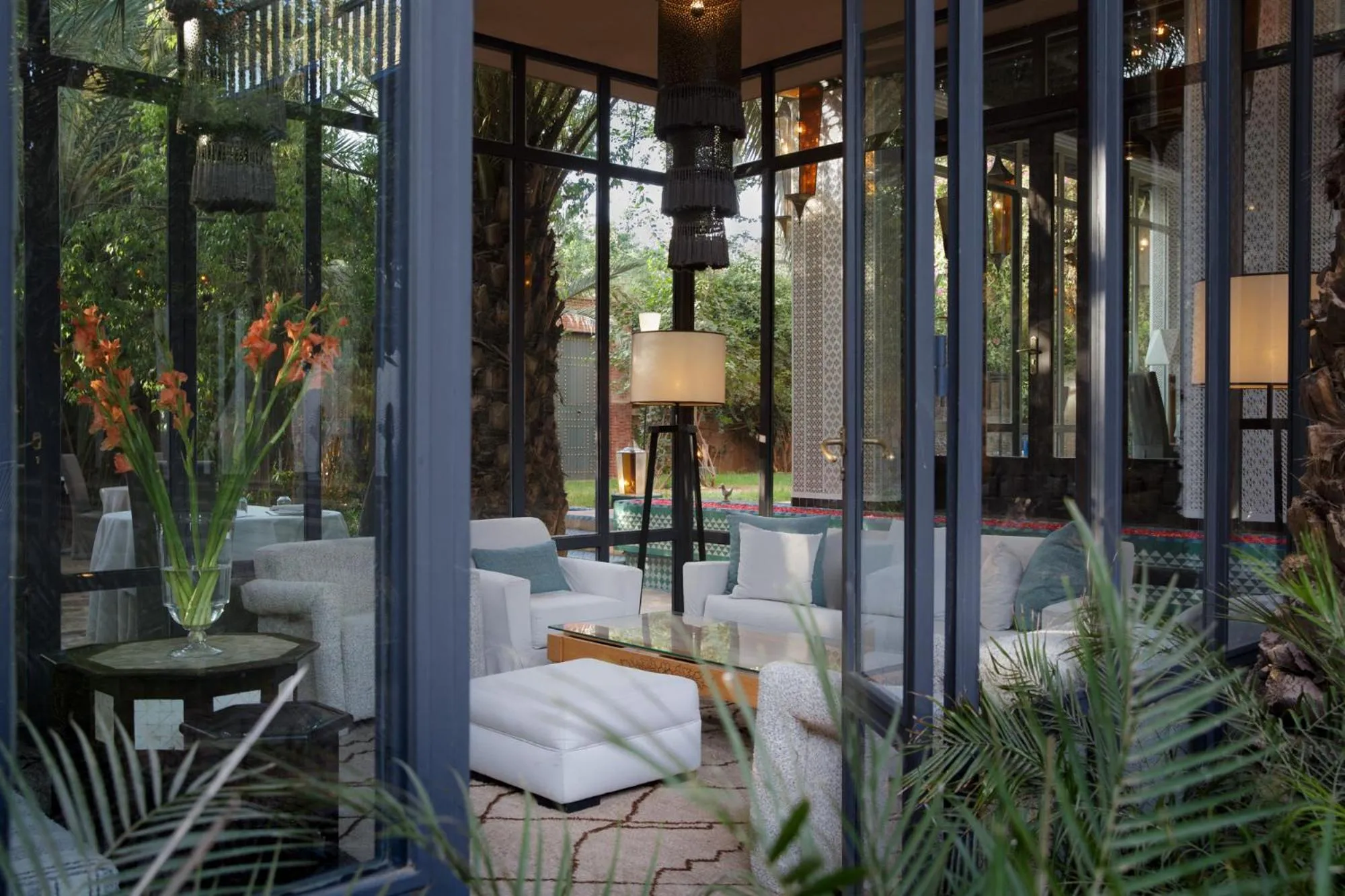 Living room in Dar Rhizlane, Palais Table d'hôtes & SPA