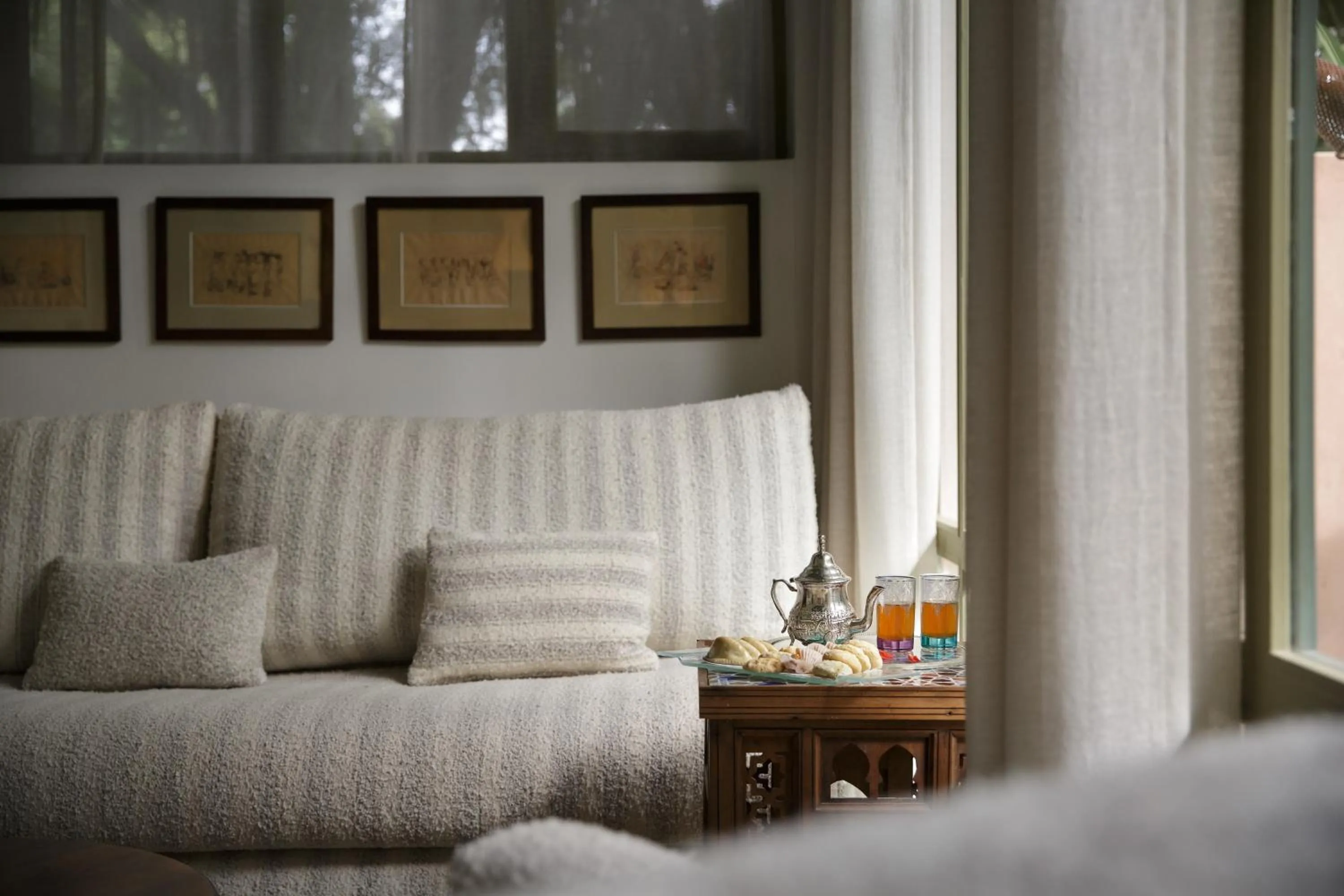 Living room in Dar Rhizlane, Palais Table d'hôtes & SPA